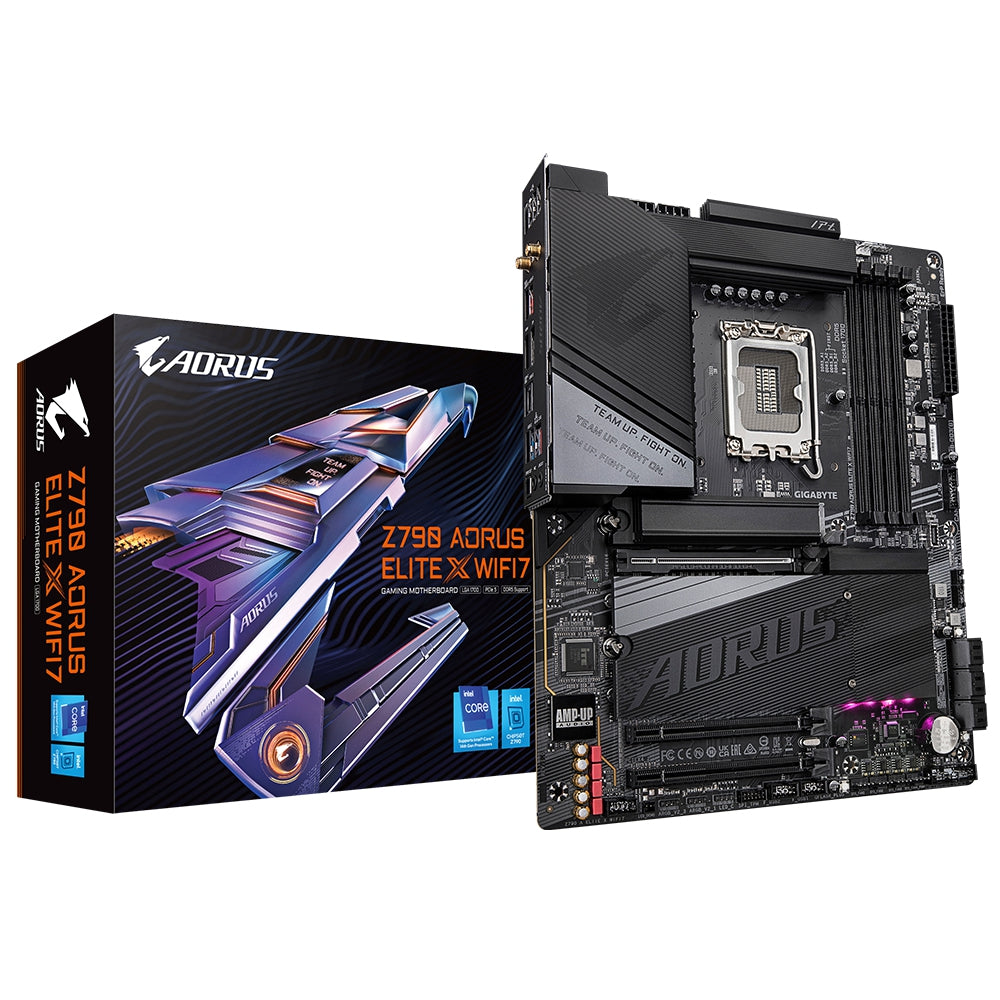 Tarjeta Madre Gigabyte Z790 A Elite X Wifi7 / Lga 1700 14/13/12 Gen / Ddr5 / Hdmi / Dp / Wifi 7 / Atx / Gaming