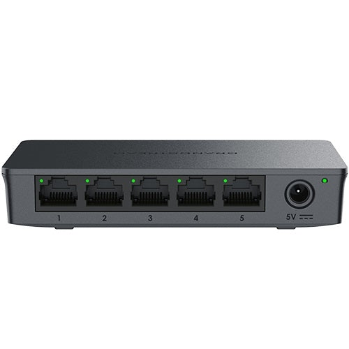 Switch Grandstream Gwn7700 No Administrable De 5 Puertos Gigabit Compatible Con Cloud Carcasa Plastico