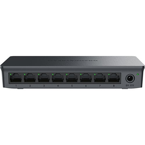 Switch Grandstream Gwn7701 No Administrable De 8 Puertos Gigabit Compatible Con Cloud Carcasa Plastico