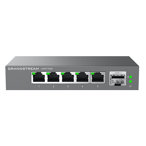 Switch Grandstream Gwn7701P No Administrable De 8 Puertos Gigabit Con 4 Poe Hasta 60W Salida Compatible Cloud Carcasa Metalica