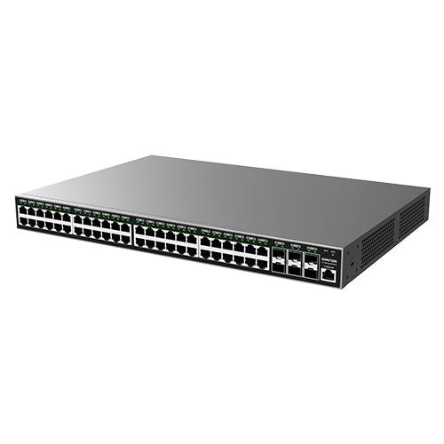 Switches Grandstream Gwn7806P Administrable Capa L2+ 48 Ptos Gigabit Sfp Poe Hasta 400W De Salida Compatible Con Cloud