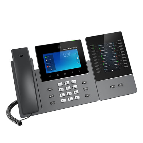 Video Telefono Ip Grandstream Gxv3450/ 16 Cuentas Sip 16 Lineas 2 Puertos Giga Pantalla Tactil A Color Camara 2Mp Android Bluetooth Wifi 5 Poe/Poe+