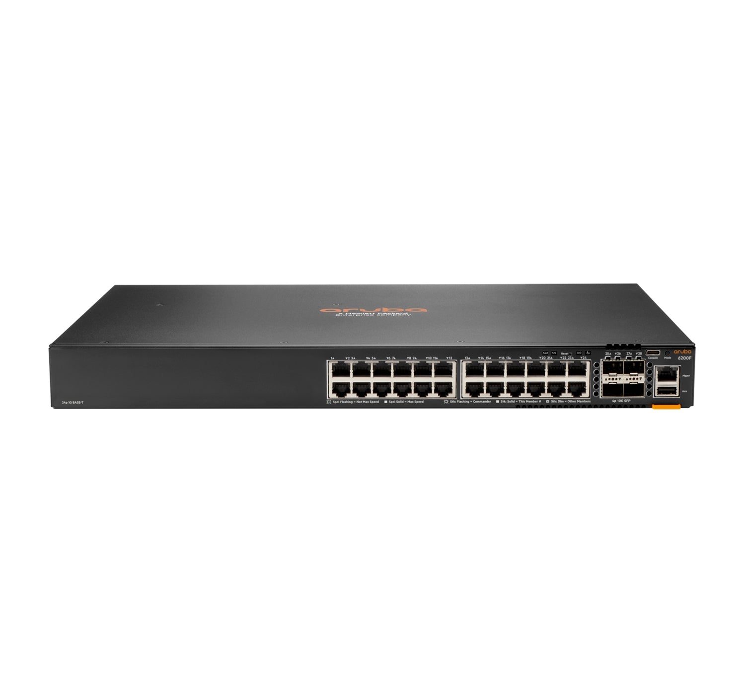 Switch Hpe Aruba Jl725A 6200F De 24G Puertos Cl4 Y 4Sfp370W