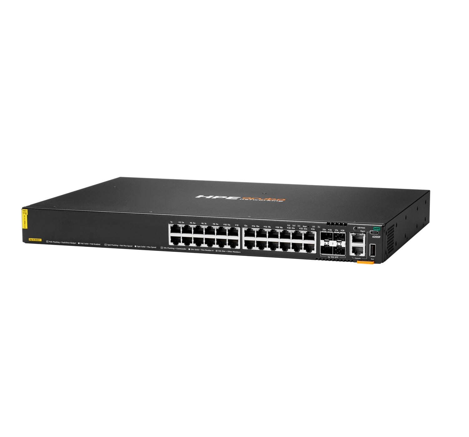 Switch Hpe Aruba Jl725B Anw 6200F 24G Cl4 4Sfp+370W