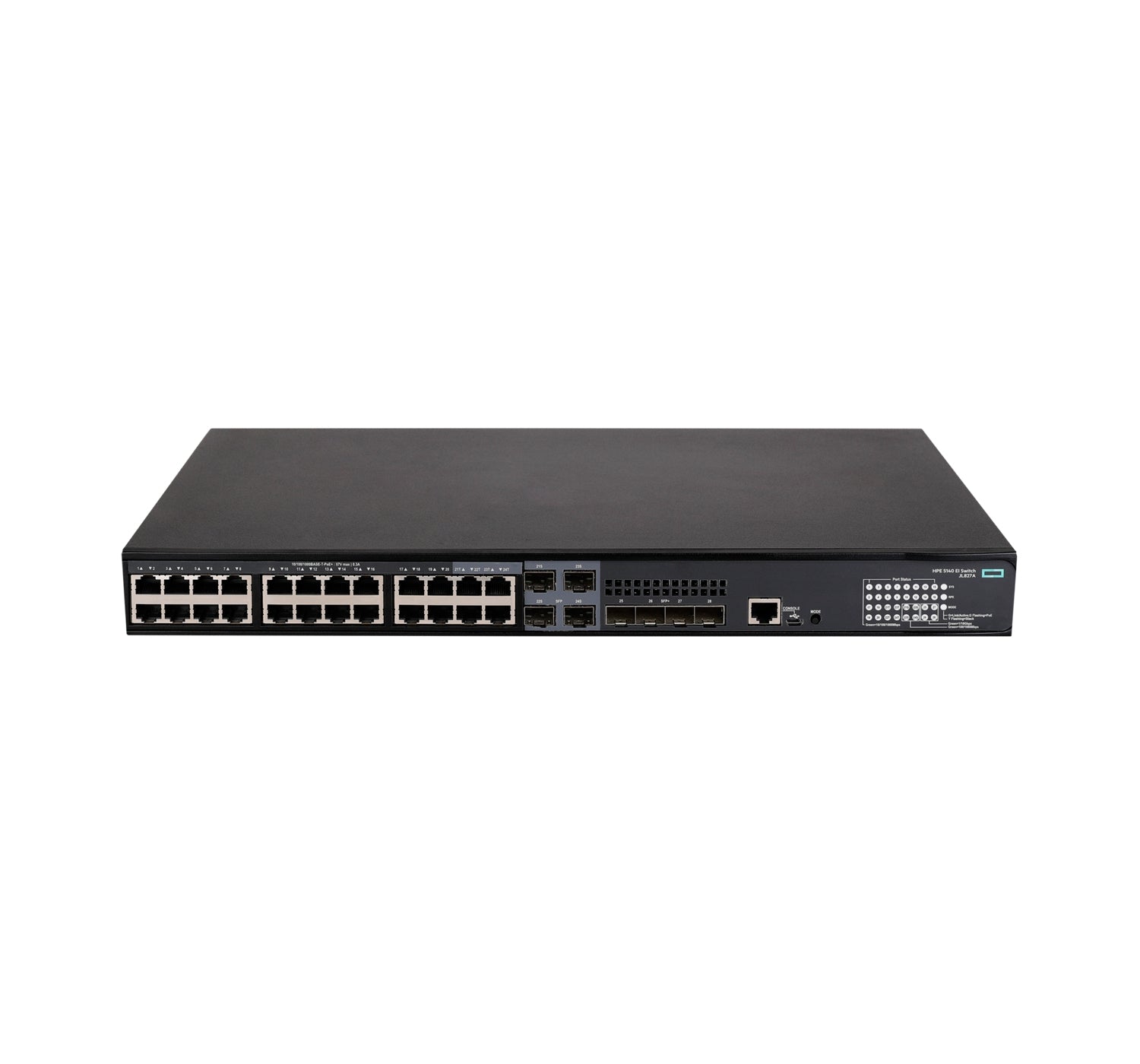 Switch Hpe Aruba Jl827A 5140 24G Poe 4 Combo Sfp Y 4Sfp Ei 370 Watts