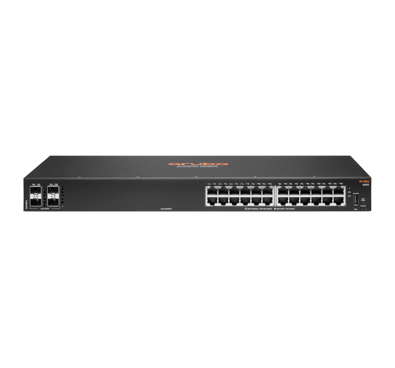 Switch Hpe Aruba R8N88A 6000 24G Y 4Sfp Administrable Capa 2