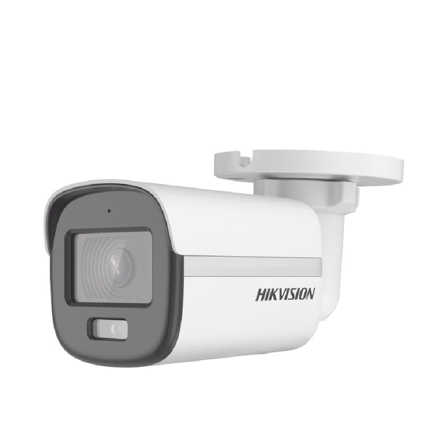 Camara Bala Turbohd 3K 5 Mp Hikvision Ds- 2Ce10K0T-Fs- Lente 2.8 Mm / Microfono Integrado / Imagen A Color 2/7 / Luz Blanca 20 Mts / Exterior Ip 67 / Dwdr / 4 Tecnologias