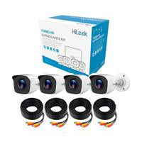 Kit Turbohd 720P Hilook By Hikvision Kit Turbohd 720P Dvr 4 Canales / 4 Cámaras Bala De Policarbonato / 4 Cables 18 Mts / 1 Fuente De Poder Profesional