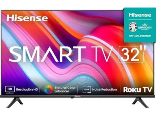 Pantalla Hisense Led 32" Inc Smart Hd Mntr Roku 2Hdmi / Usb (32A4Kr)