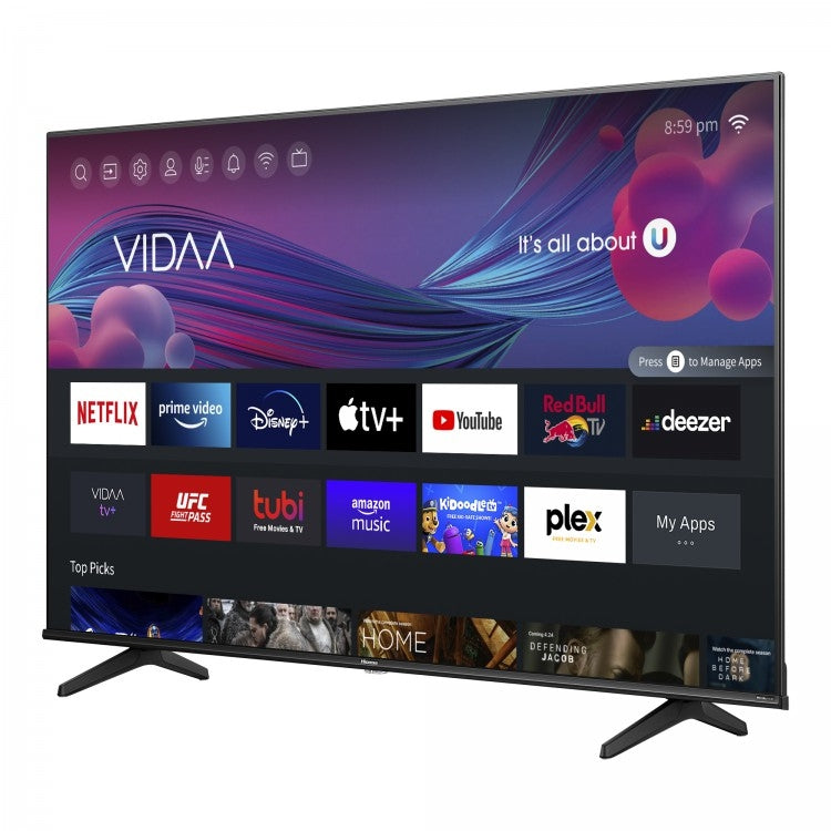 Television Hisense 43A6Kv Televisor Pulgadas Led 4K Uhd 3840 X 2160 Pixeles Smart Vidaa