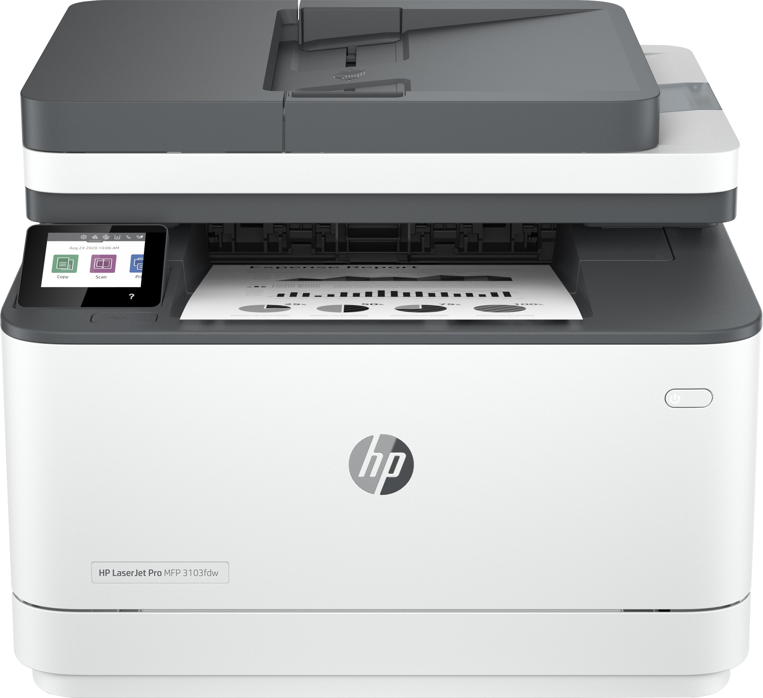 Multifuncional Hps Hp Laserjet Pro Mfp 3103Fdw, 33Ppm Negro, Usb, Wifi, Red, Duplex, Fax, Monocromatica (Sustituto M227Fdw)