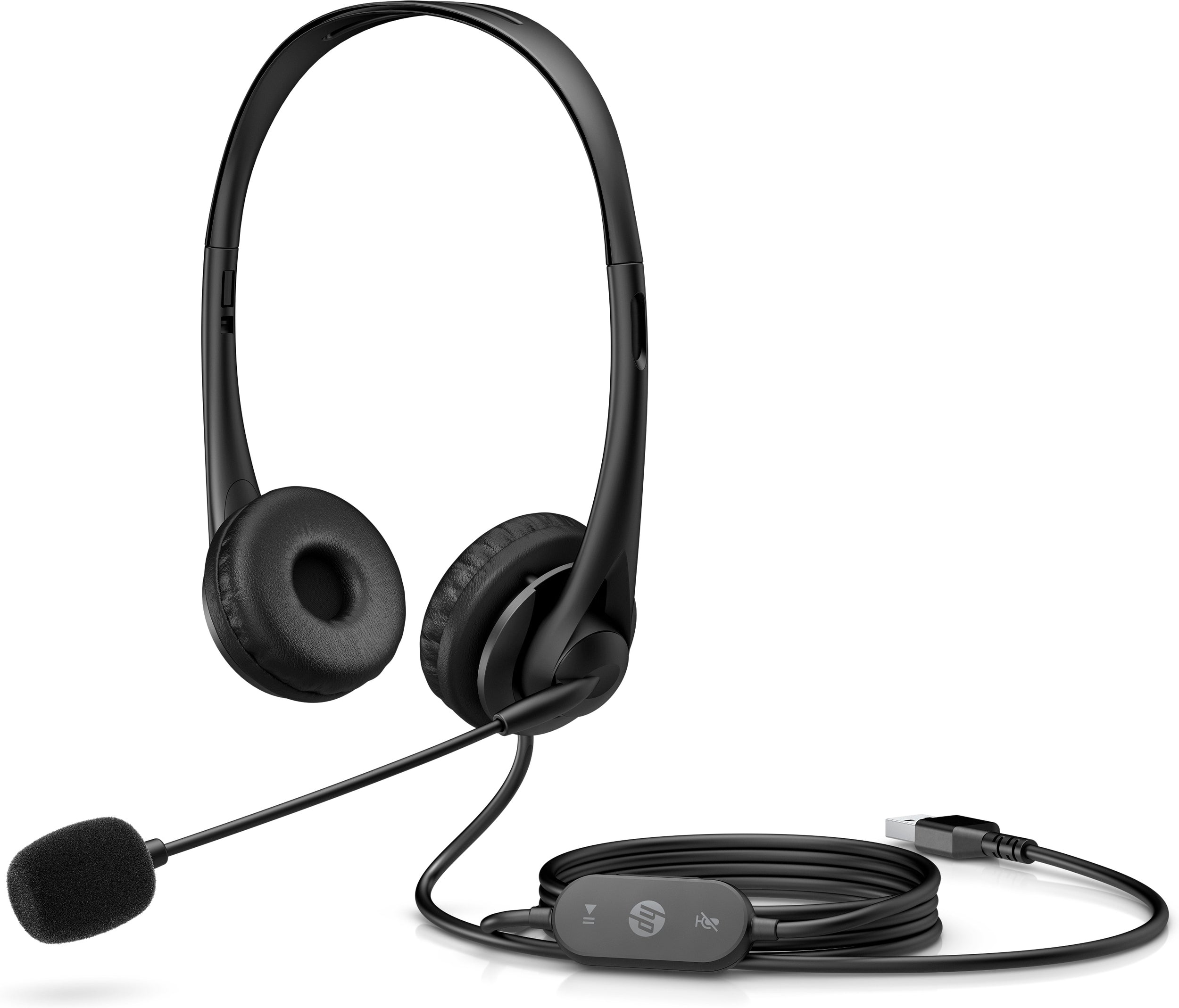 Auriculares Usb Estéreo Hp G2 Negro Centro De Llamadas/Oficina