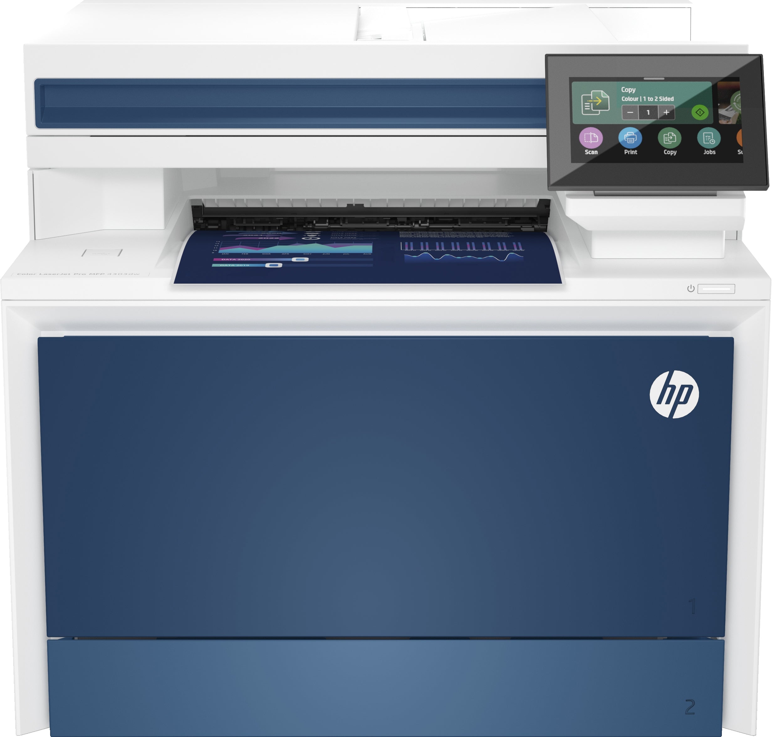 Multifuncional Hp Ops Pro 4303Dw, 33 Ppm Negro/Color, Laserjet, Adf, Duplex, Usb, Red, Wifi (Sustituto M479Dw)