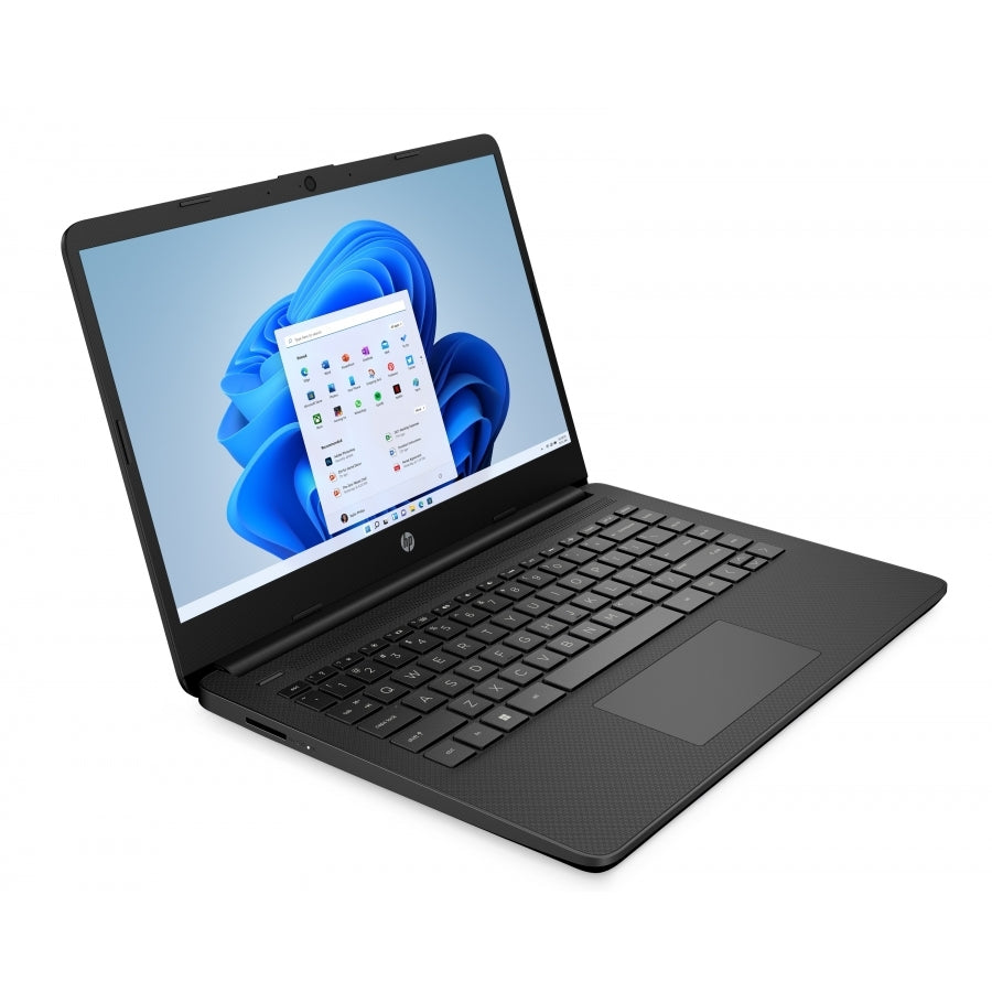 Notebook Consumo Hp 14-Dq0501La Intel Celeron N4120 1.10 - 2.60 Ghz / 4Gb / 256Gb Ssd / 14 Hd / No Dvd / Win 11 Home / 1-1-0 / Negro