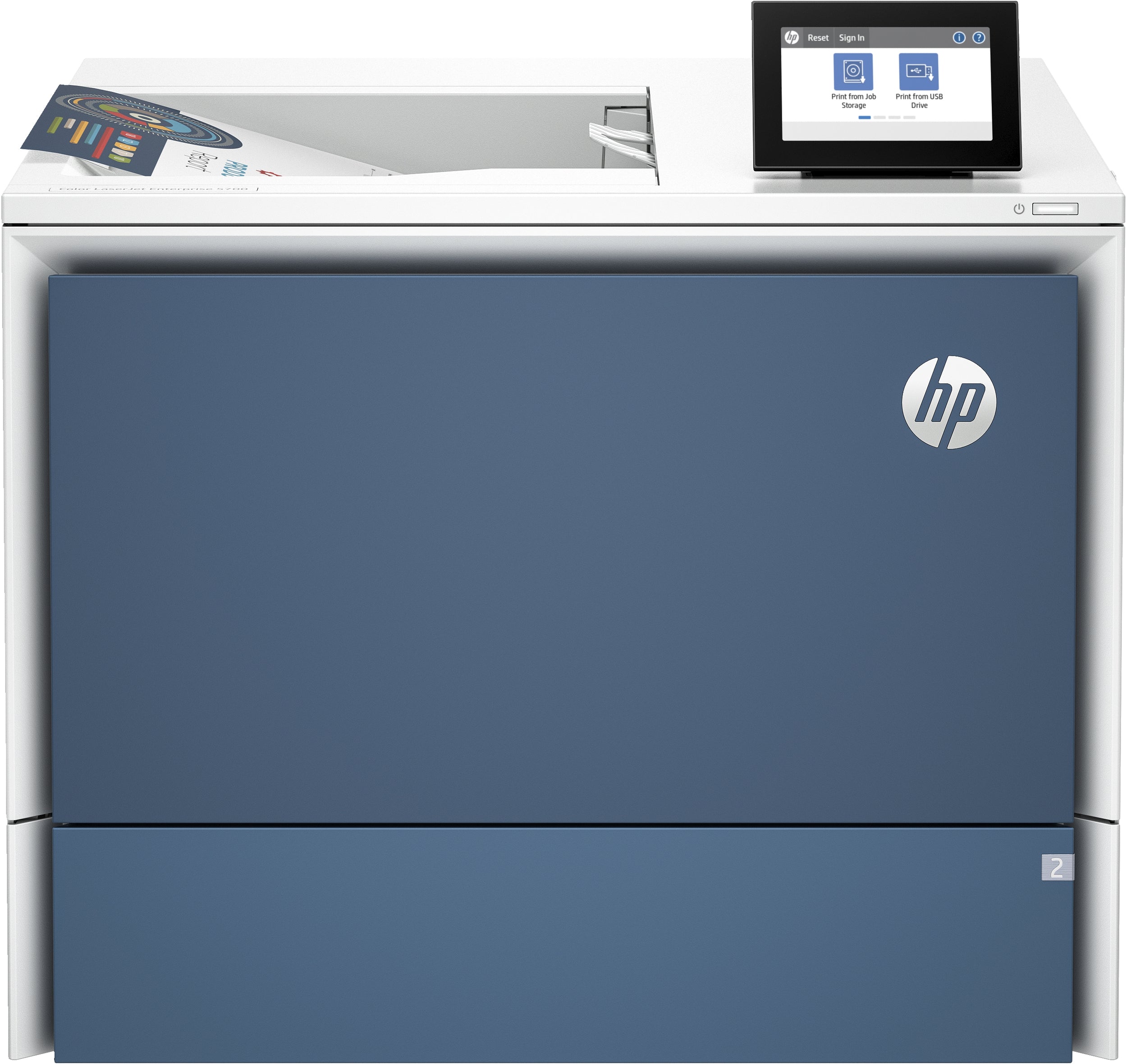 Impresora Hp Ops Enterprise 5700Dn, 45 Ppm Negro/ Color, Laserjet, Duplex, Usb, Ethernet,Bluetooth, Wifi-Direct(Sustituto M555Dn)