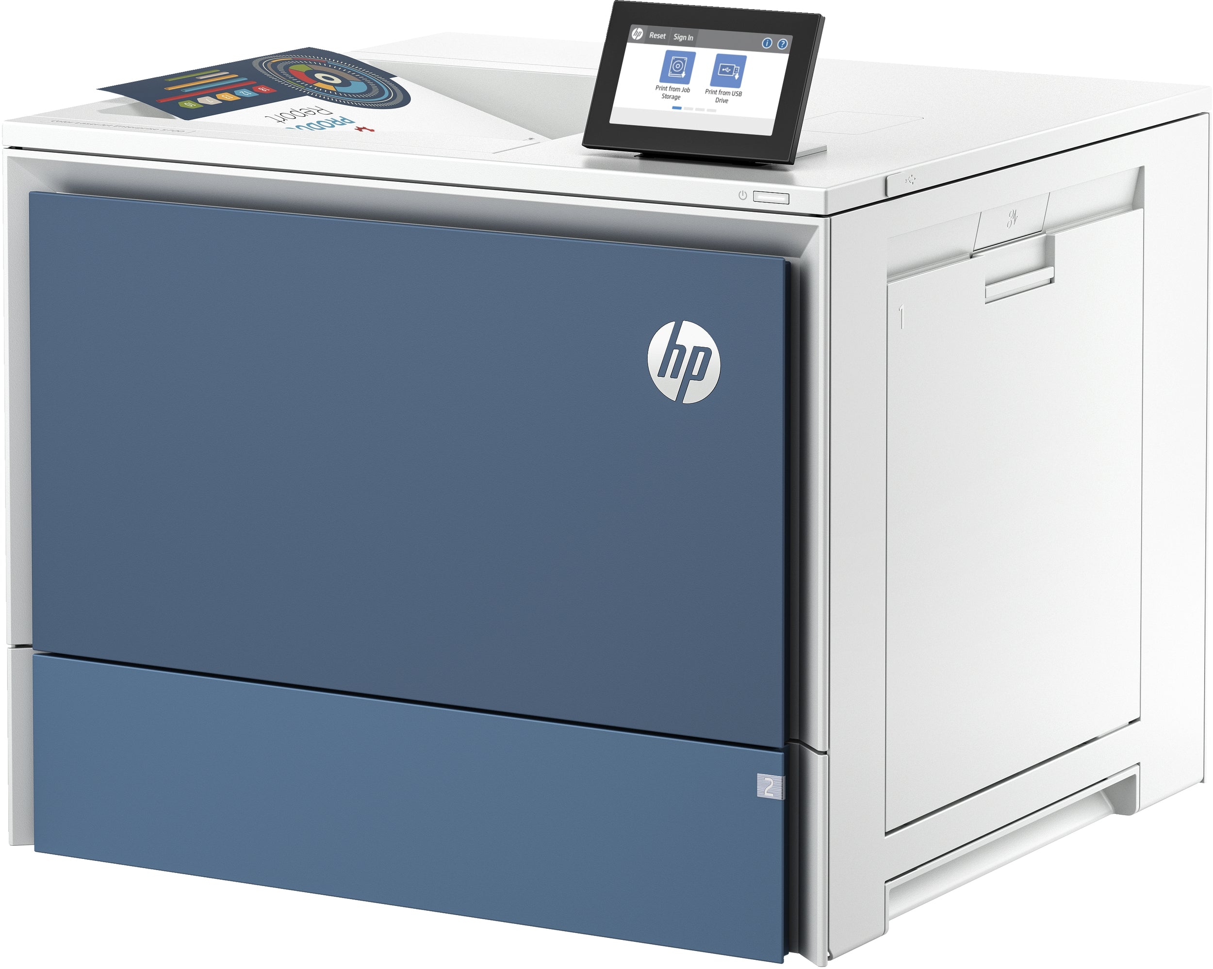 Impresora Hp Ops Enterprise 5700Dn, 45 Ppm Negro/ Color, Laserjet, Duplex, Usb, Ethernet,Bluetooth, Wifi-Direct(Sustituto M555Dn)