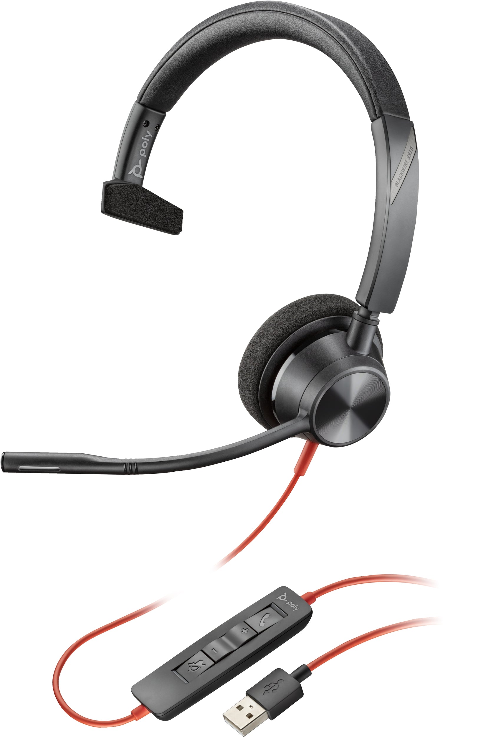 Hp Poly Blackwire 3315 Microsof Teams Certified Usb-A Headset