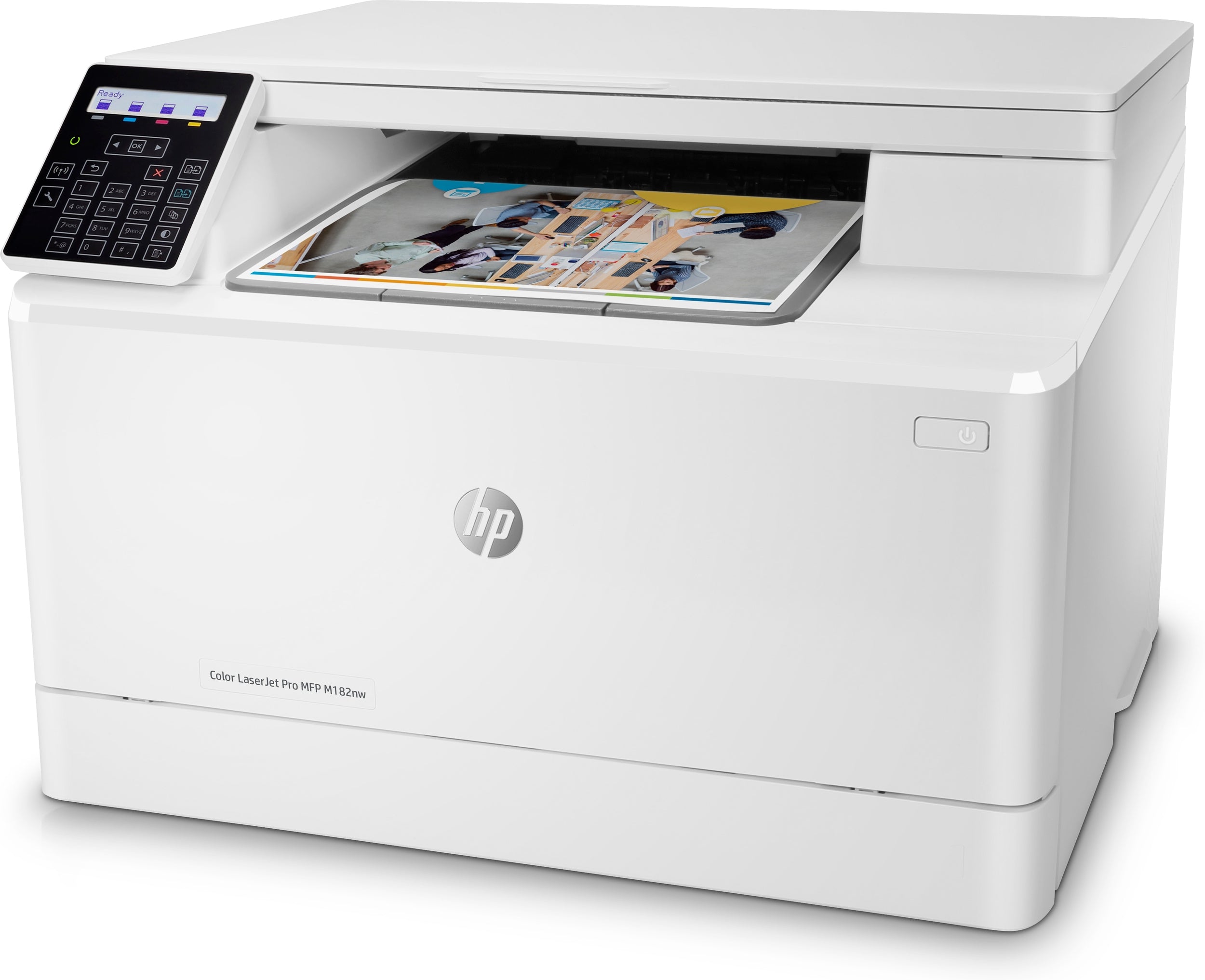 Multifuncional Hps Hp Pro Mfp M182Nw, 17 Ppm Negro Y Color, Laserjet, Usb, Wifi, Red