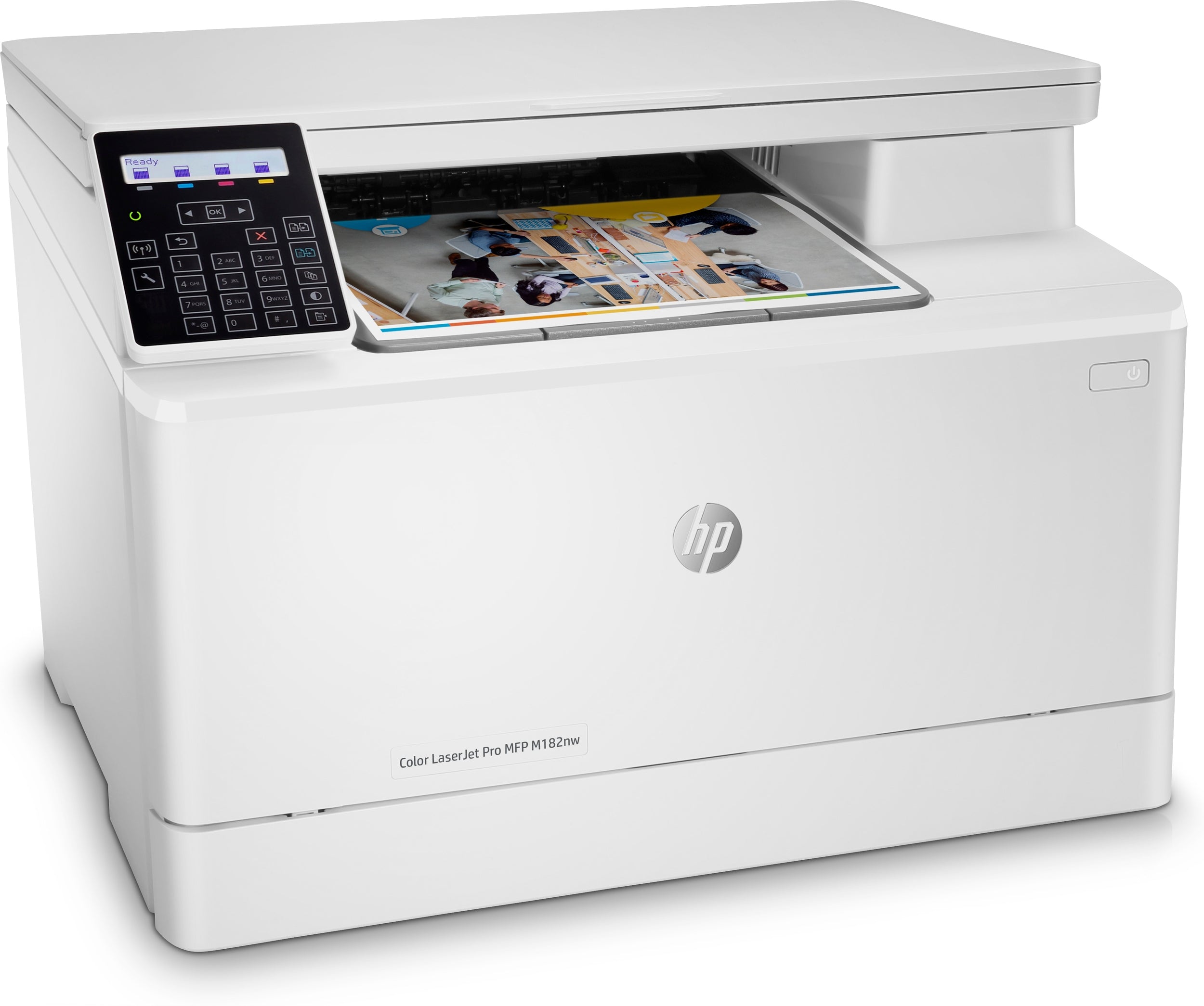 Multifuncional Hps Hp Pro Mfp M182Nw, 17 Ppm Negro Y Color, Laserjet, Usb, Wifi, Red