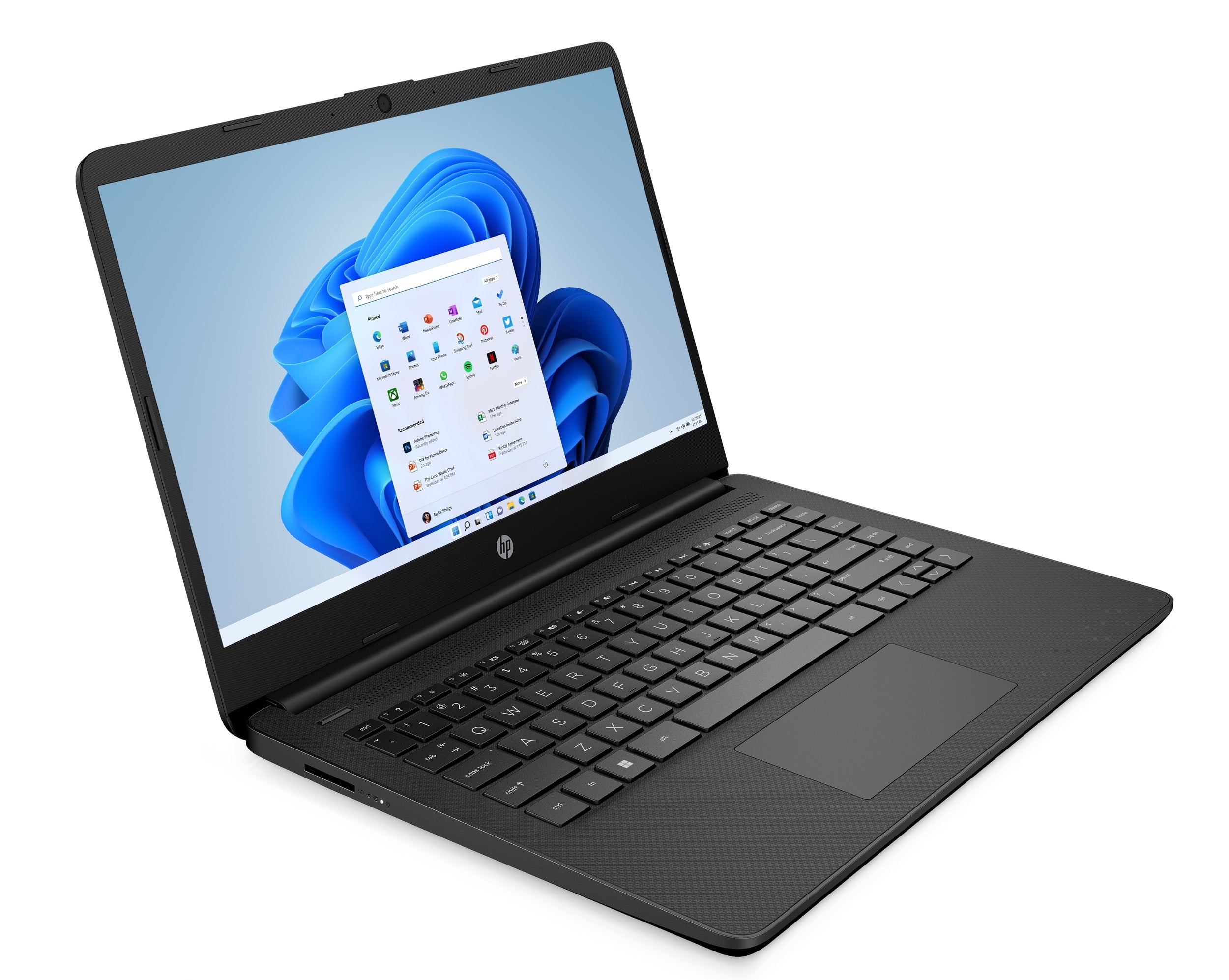 Notebook Consumo Hp 14-Dq0526La Intel Celeron N4120 1.10 - 2.60 Ghz / 4Gb / 128Gb Ssd / 14 Hd / No Dvd / Win 11 Home / 1-1-0 / Negro + Mouse