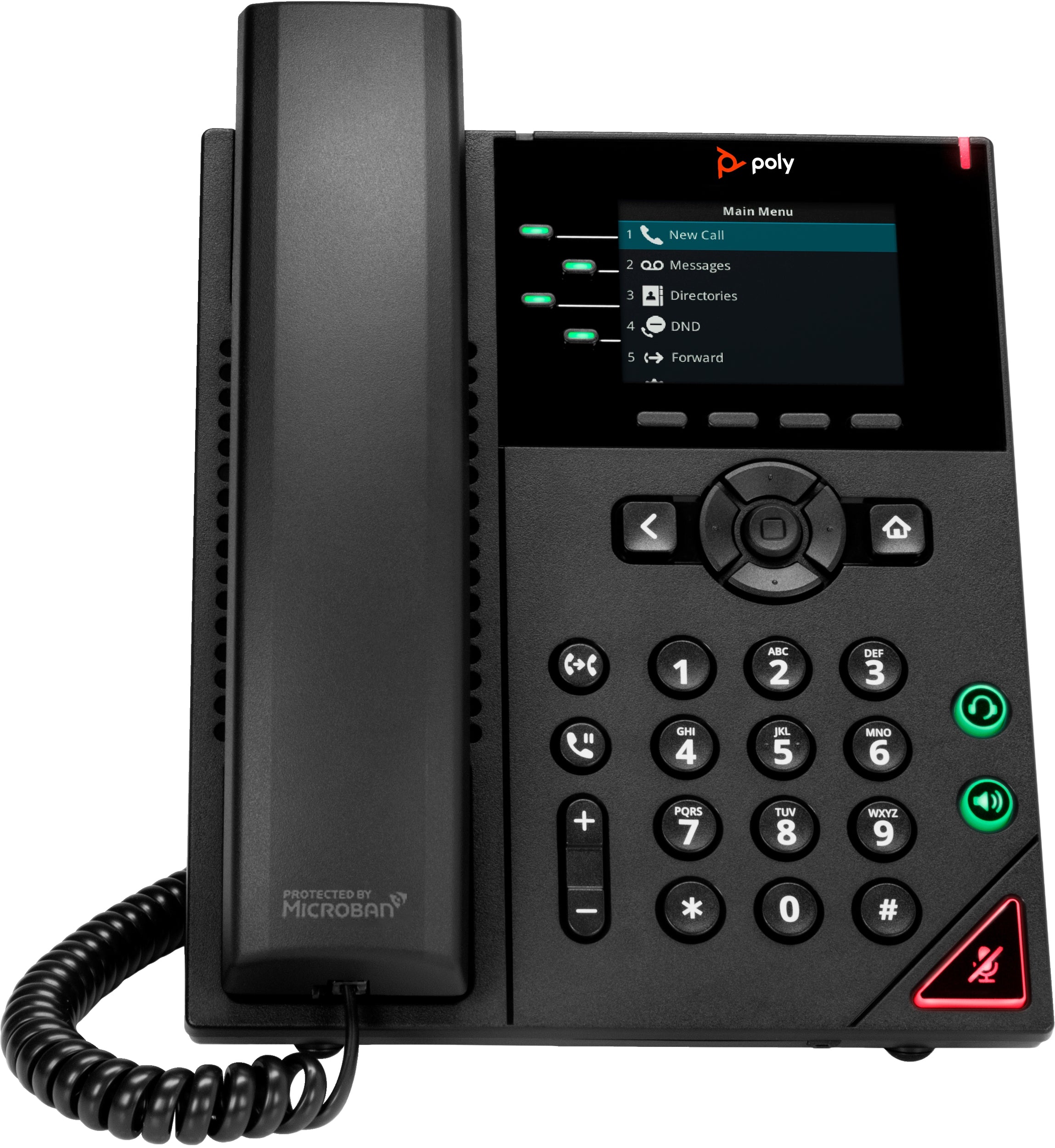 Hp Poly Vvx 250 4 Line Ip Phone And Poe Enabled