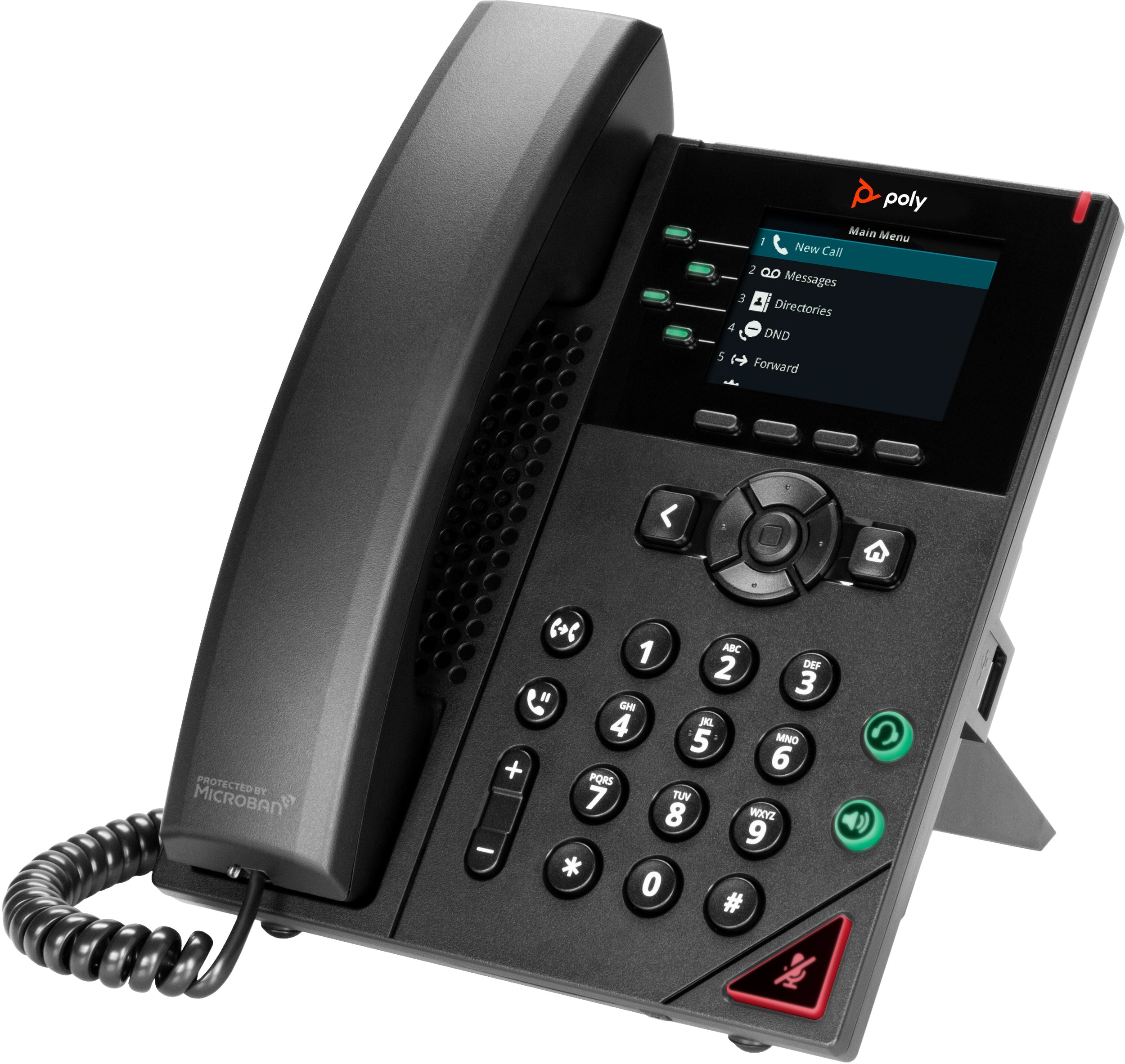 Hp Poly Vvx 250 4 Line Ip Phone And Poe Enabled