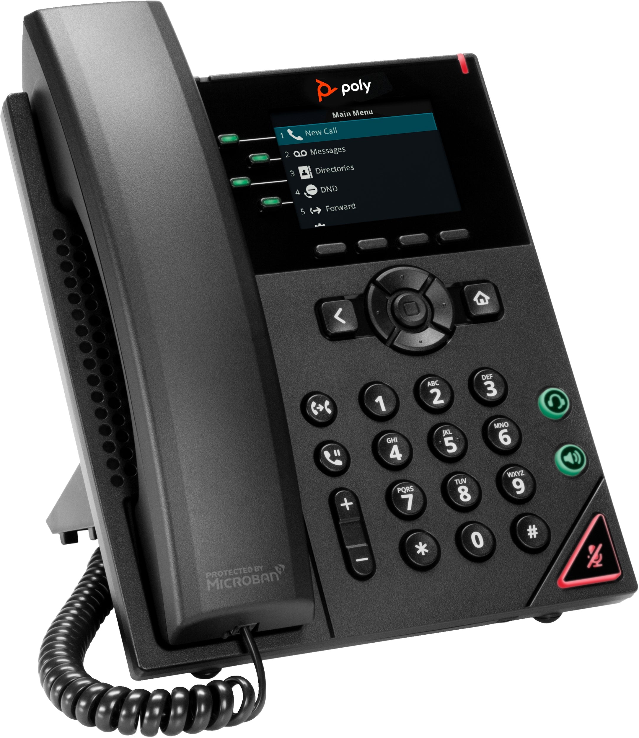 Hp Poly Vvx 250 4 Line Ip Phone And Poe Enabled