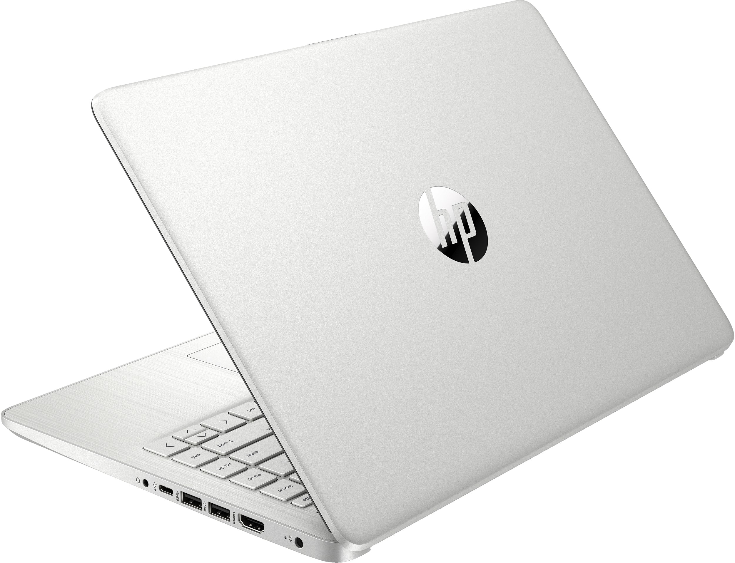 Notebook Consumo Hp 14-Dq0532La Intel Celeron N4120 1.10 - 2.60Ghz / 4Gb / 128Gb Ssd / 14 Hd / No Dvd / Win 11 Home / 1-1-0 / Plata Natural