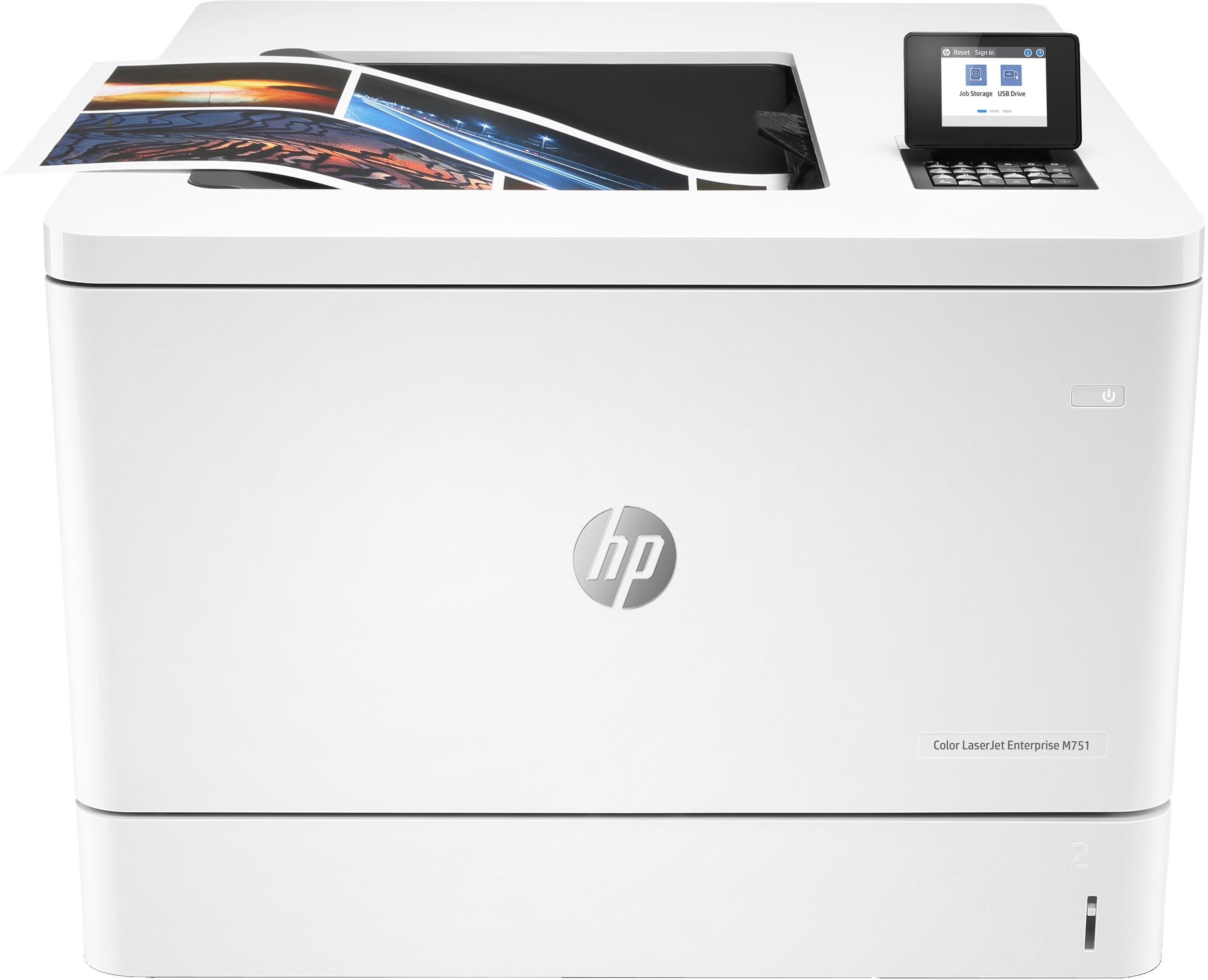 Impresora Hp Ops Laserjet Enterprise M751Dn, 40 Ppm Negro Y Color, Laser Color, Usb, Ethernet (Red), Duplex, Adf, Doble Carta - Tabloide - A3