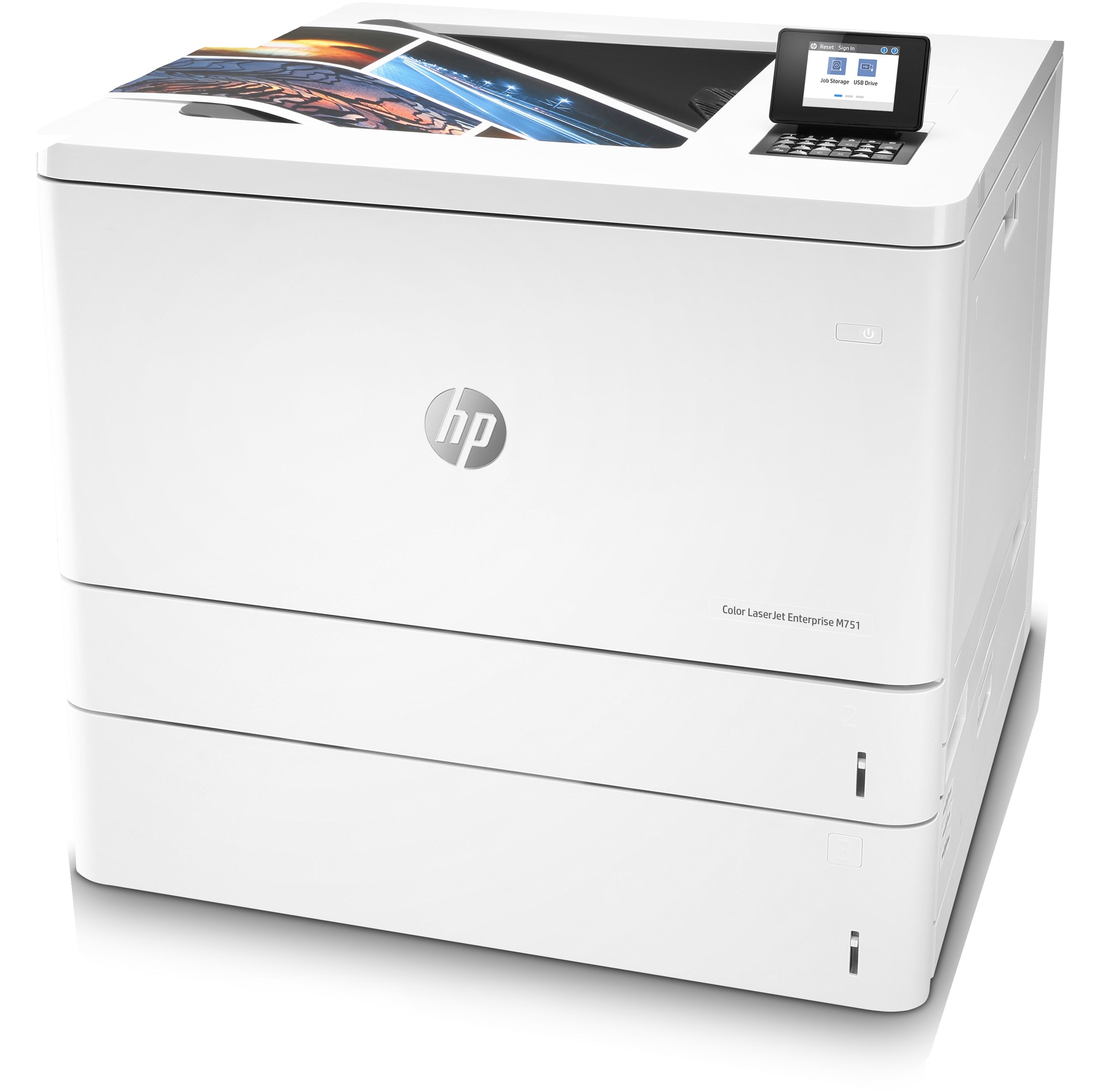 Impresora Hp Ops Laserjet Enterprise M751Dn, 40 Ppm Negro Y Color, Laser Color, Usb, Ethernet (Red), Duplex, Adf, Doble Carta - Tabloide - A3