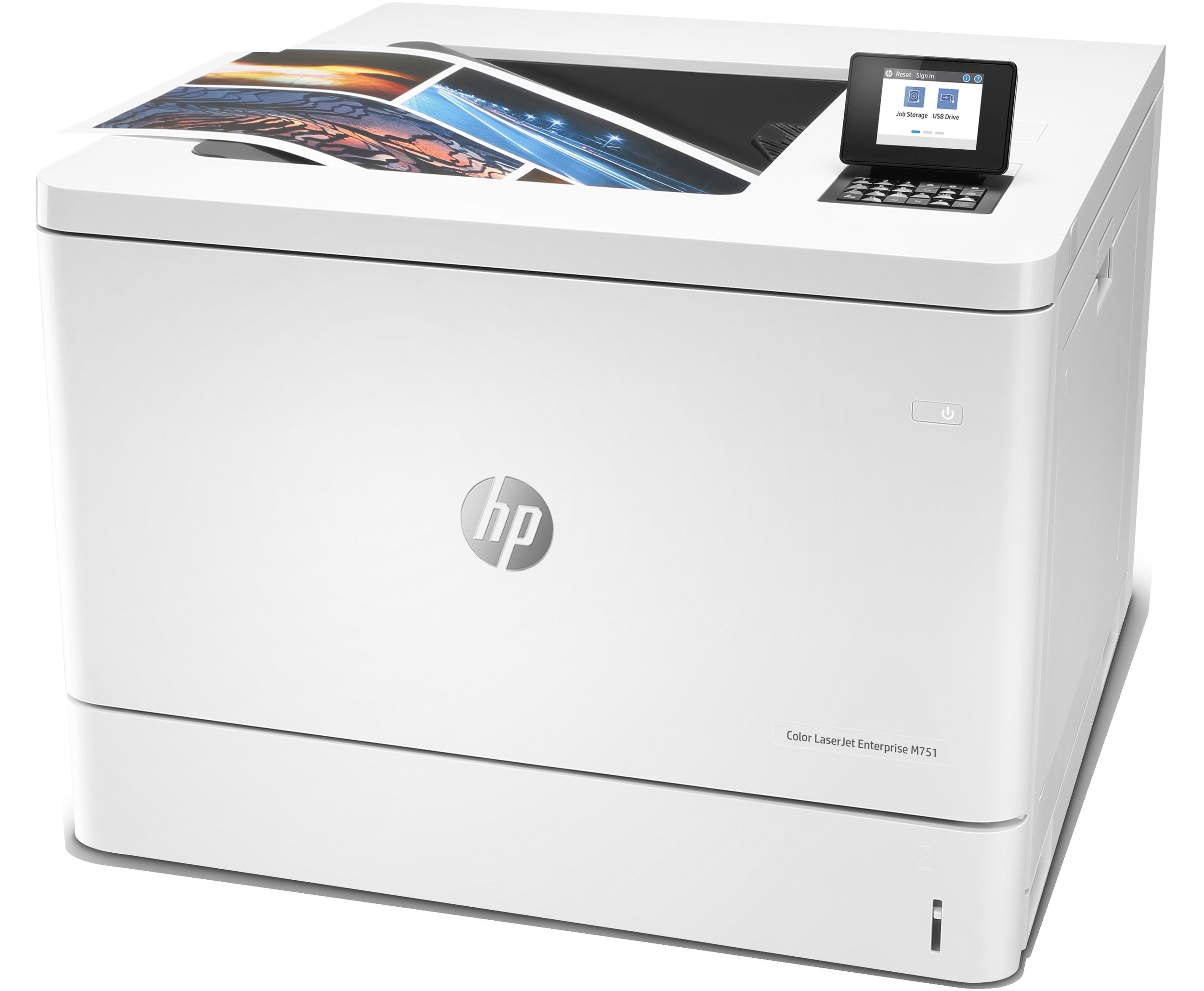 Impresora Hp Ops Laserjet Enterprise M751Dn, 40 Ppm Negro Y Color, Laser Color, Usb, Ethernet (Red), Duplex, Adf, Doble Carta - Tabloide - A3