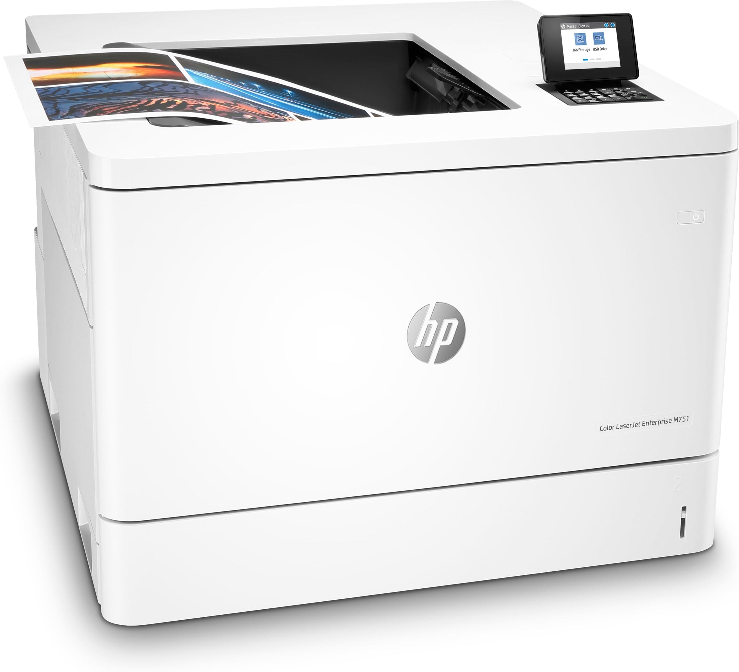 Impresora Hp Ops Laserjet Enterprise M751Dn, 40 Ppm Negro Y Color, Laser Color, Usb, Ethernet (Red), Duplex, Adf, Doble Carta - Tabloide - A3