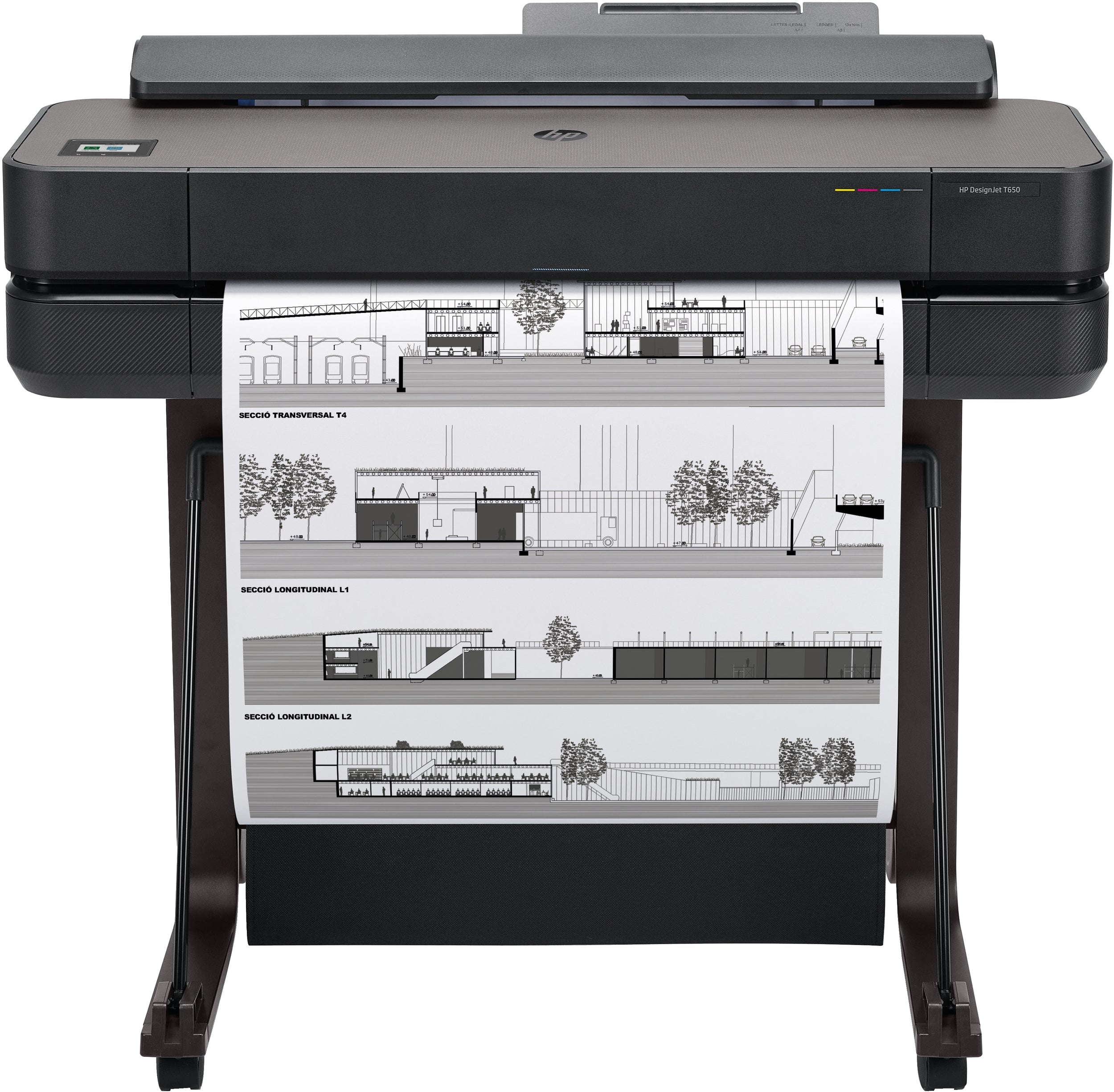 Hp Designjet T650 24-In Print Er Printer:Na/La 5Hb08Ab1K