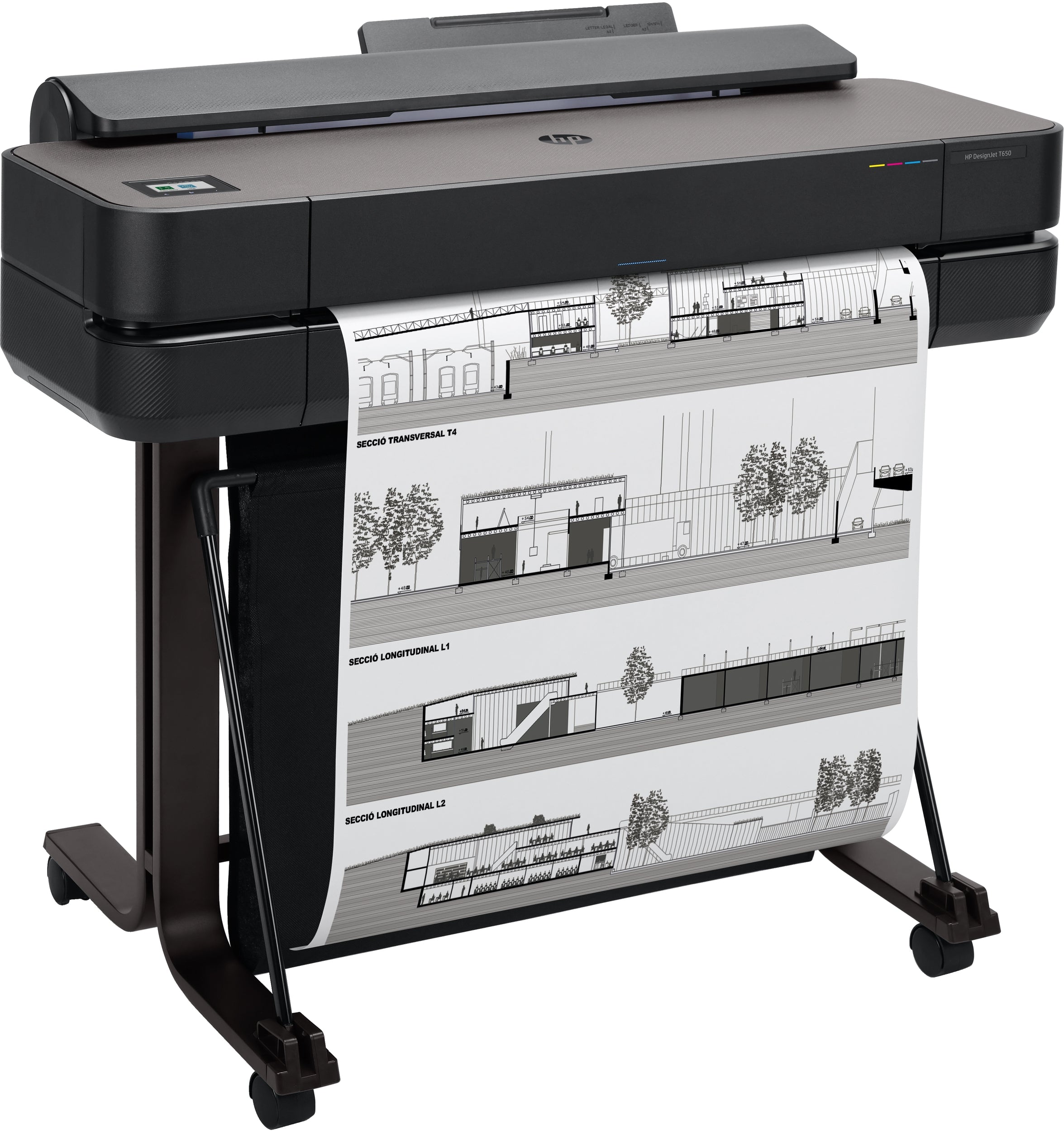 Hp Designjet T650 24-In Print Er Printer:Na/La 5Hb08Ab1K