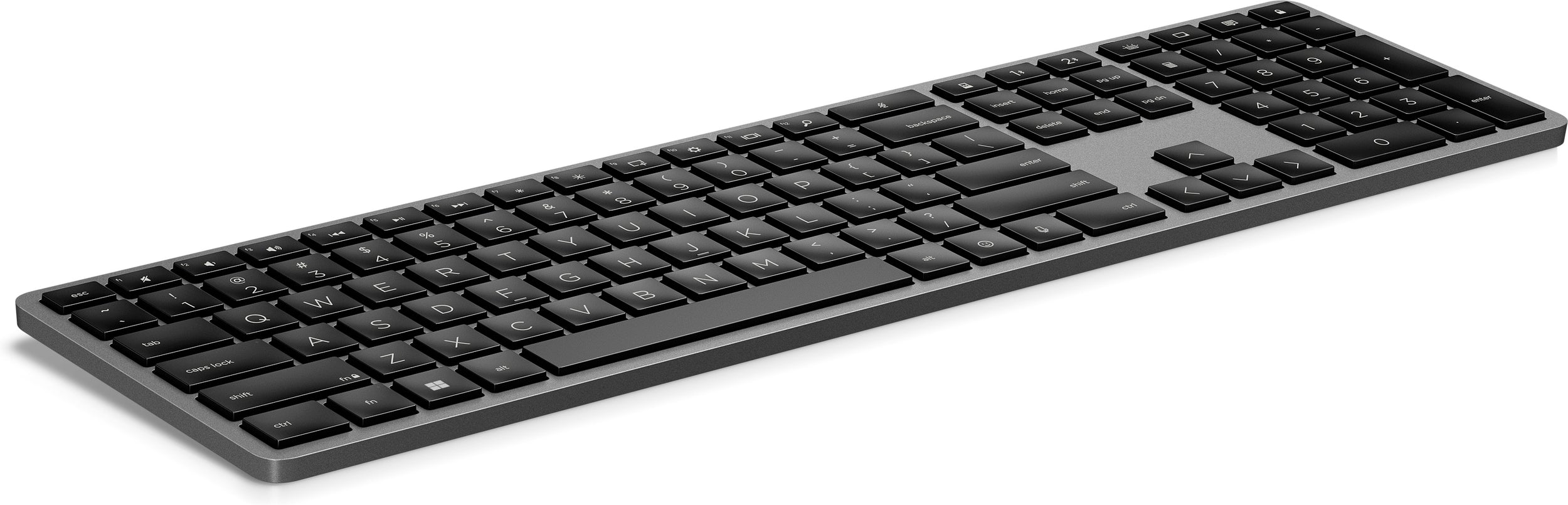 Teclado Inalambrico Hp 975 Bluetooth Multi Dispositivos Negro