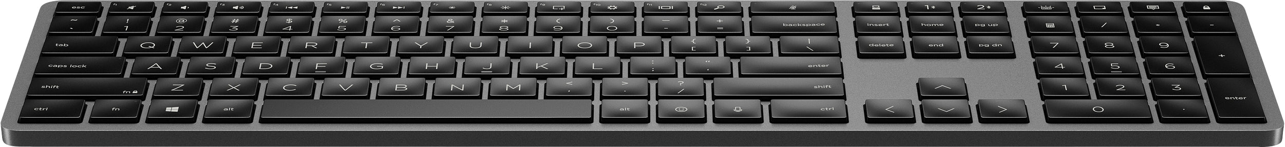 Teclado Inalambrico Hp 975 Bluetooth Multi Dispositivos Negro