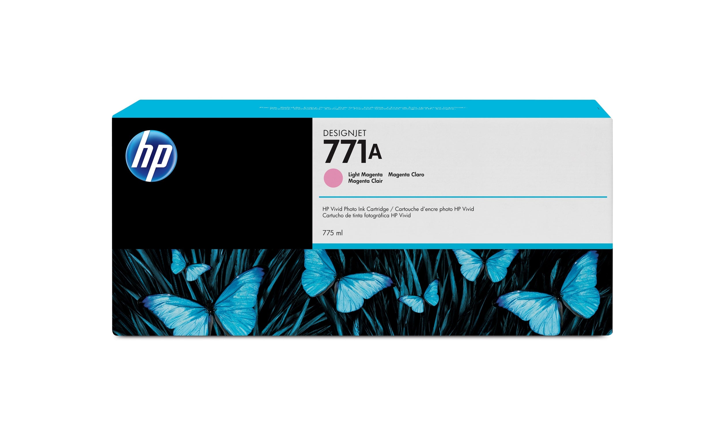 Hp 771 Magenta Claro 775Ml Tinta Amplio Formato B6Y19A