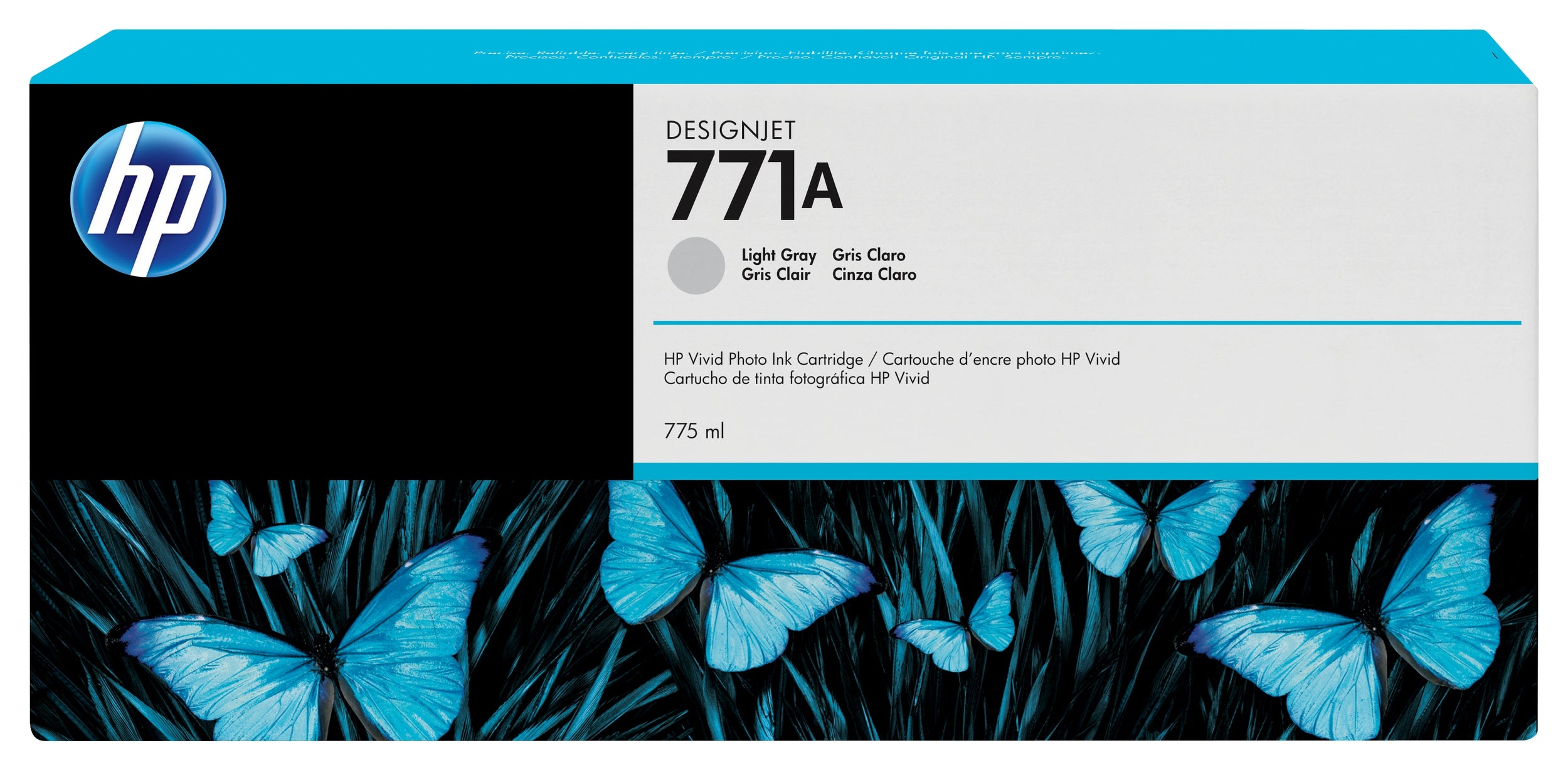 Hp 771 Gris Claro 775Ml Tinta Amplio Formato B6Y22A