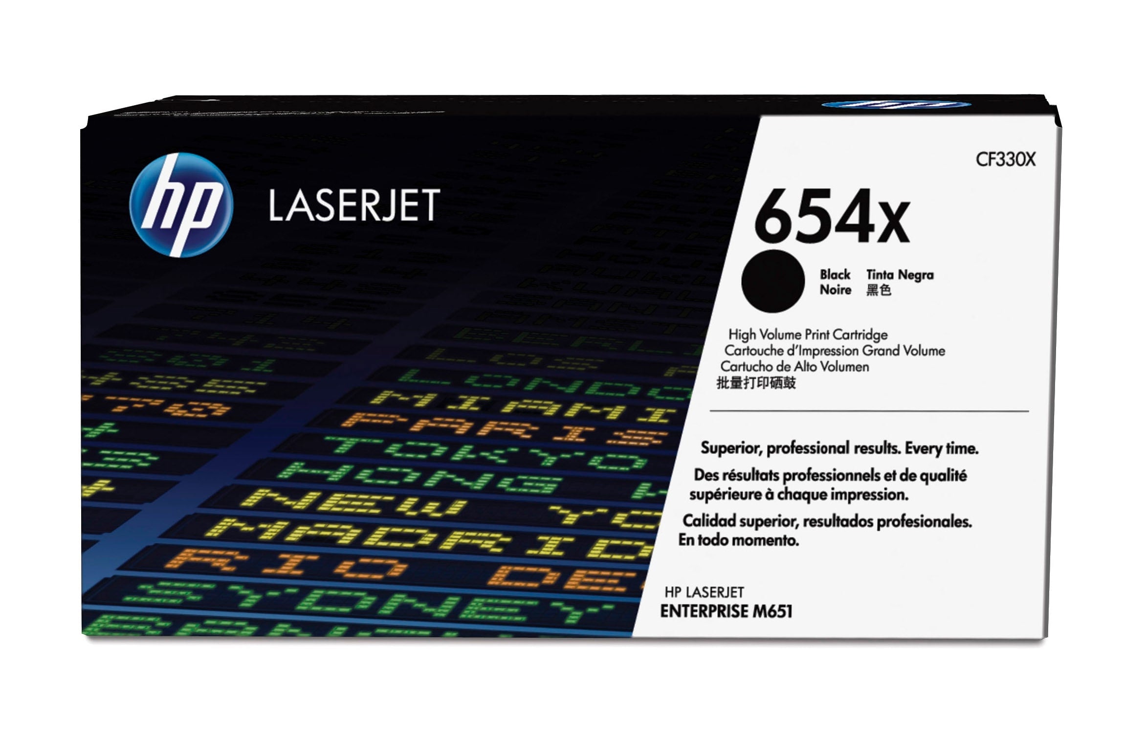 Toner Cartridge 654X Black