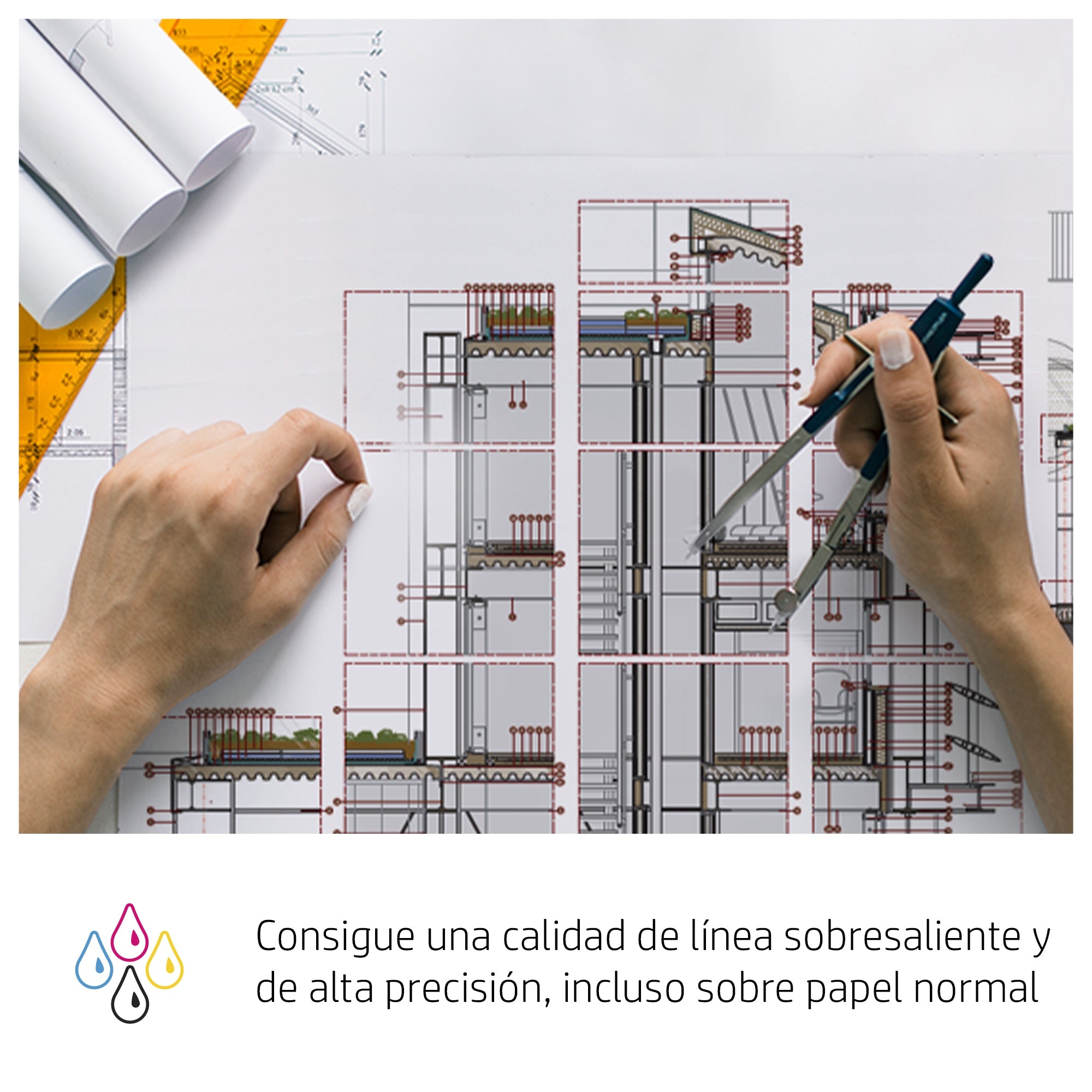 Hp 727 Amarillo 300Ml Tinta Amplio Formato F9J78A