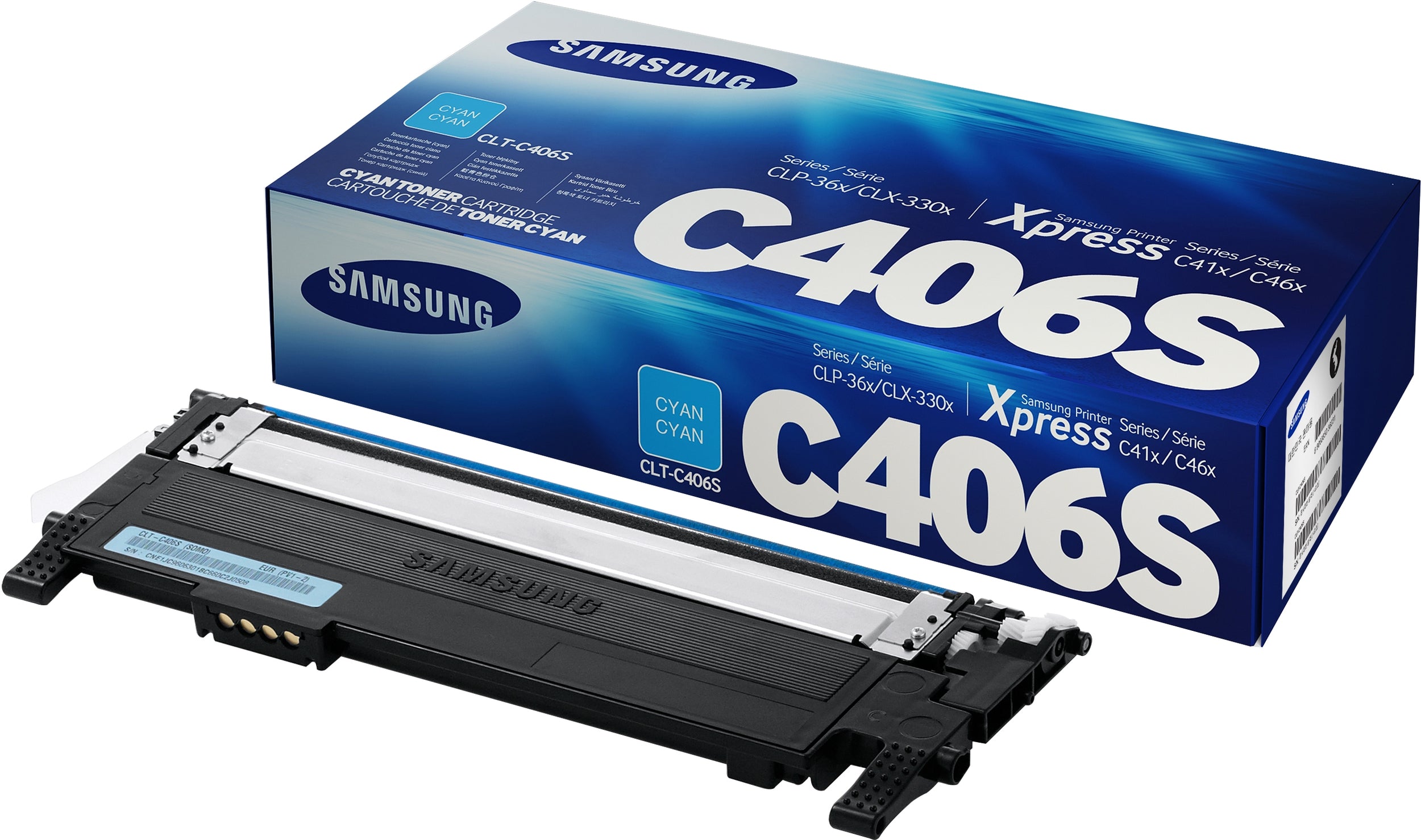 Toner Sam Clt-C406S Cyan Rendimiento 1000Pags