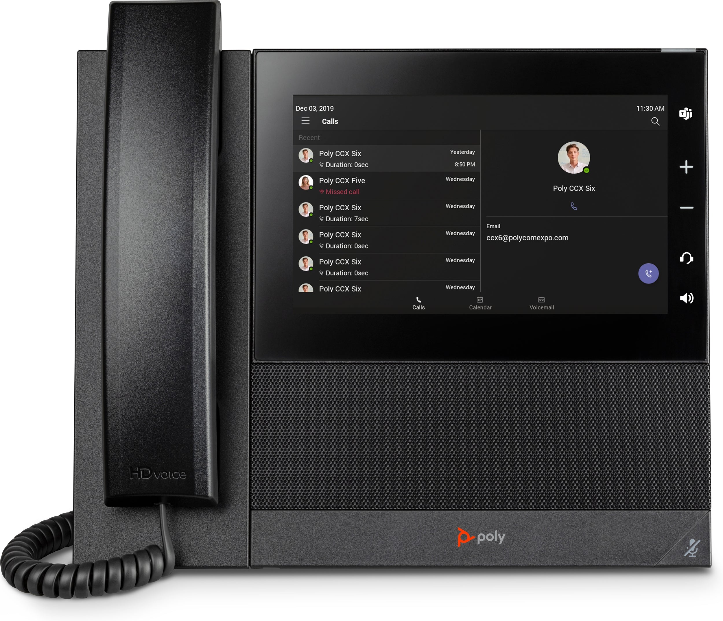 Hp Poly Ccx 600 Business Media Phone For Microsoft Teams And Poe