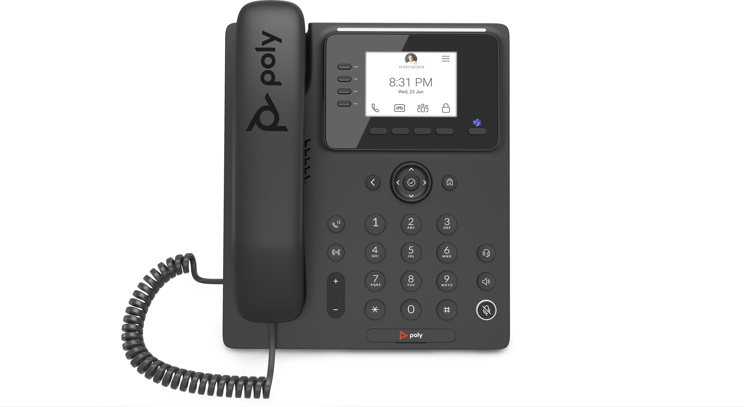 Hp Poly Ccx 350 Business Media Phone For Microsoft Teams And Poe