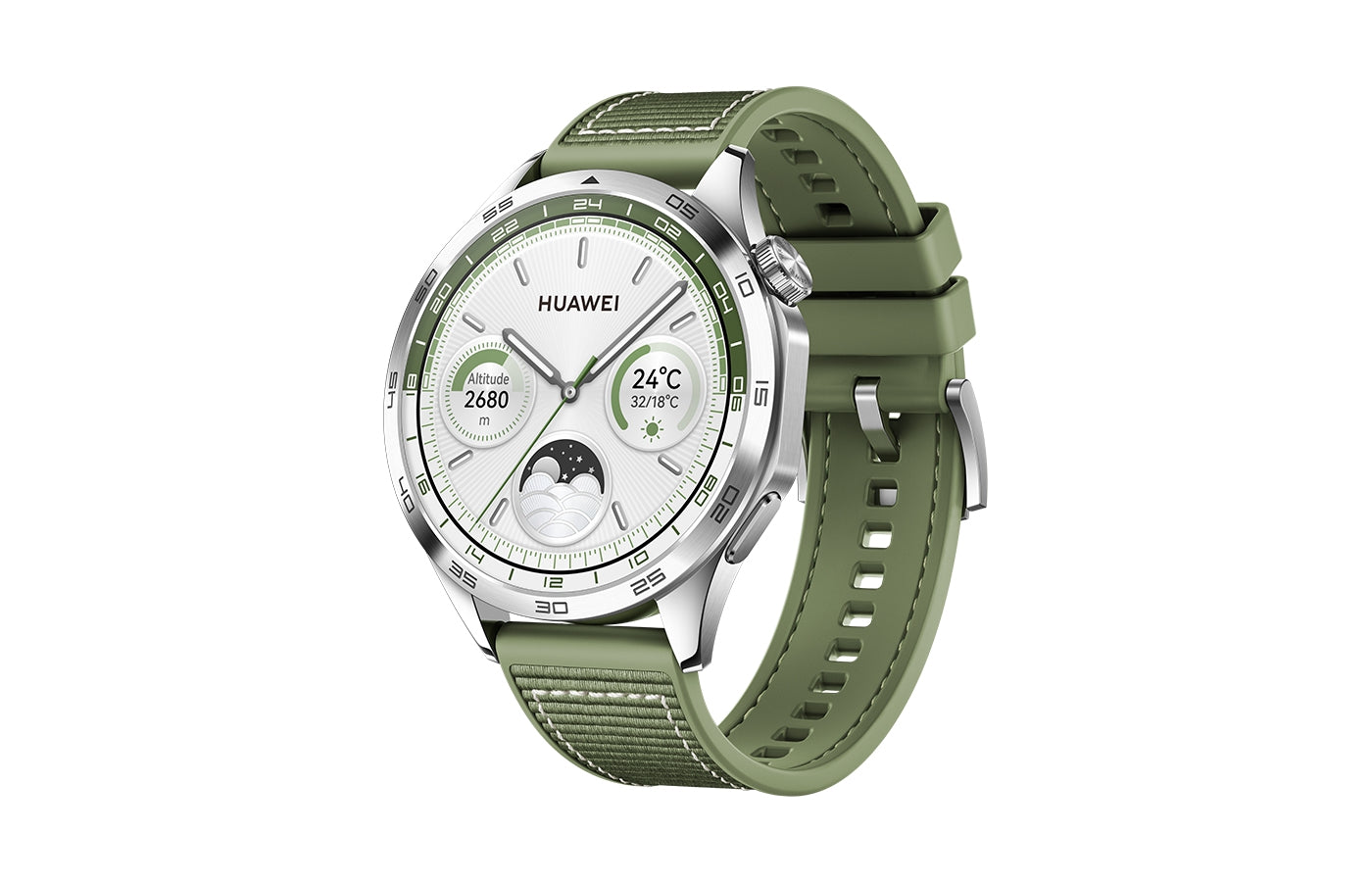 Smartwatch Huawei 55020Bhq Watch Gt 4 46Mm Green Woven