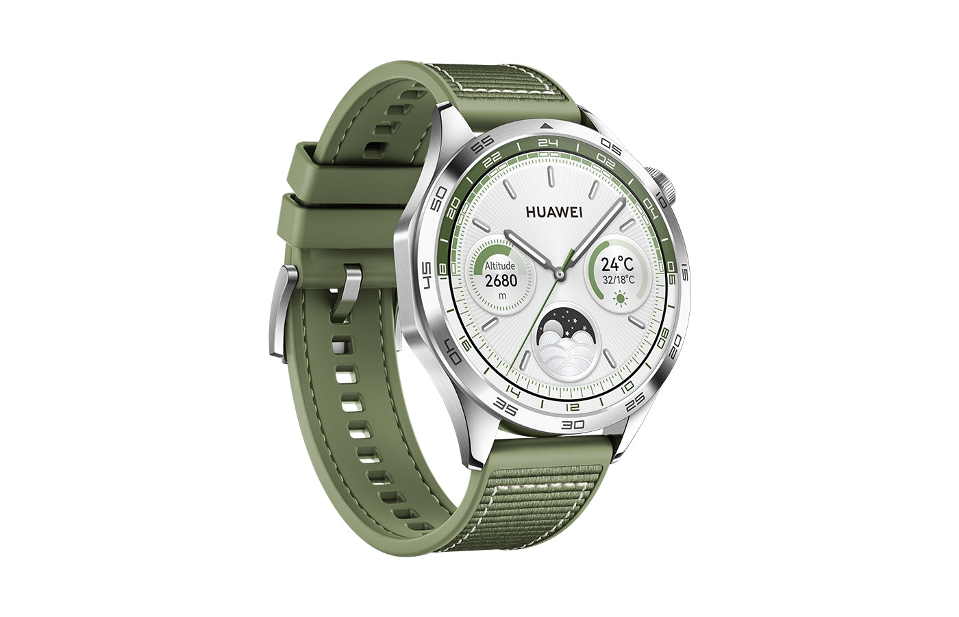 Smartwatch Huawei 55020Bhq Watch Gt 4 46Mm Green Woven