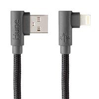 Cable Lightning Hune Hiedra Sustentable Trenzado 90ª 1.2M Compatible Con Iphone (Roca)