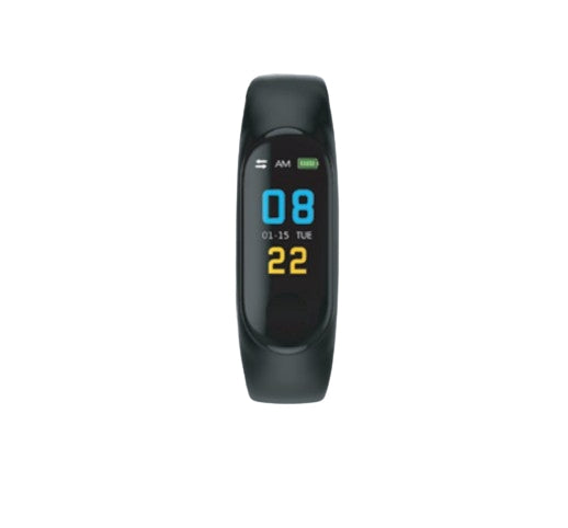 Smartwatch Hyundai Htsb001Bk Smartband Pantalla Tactil A Color Conector De Carga Micro Usb Ideal Para El Monitoreo Signos Vitales Y Notificaciones