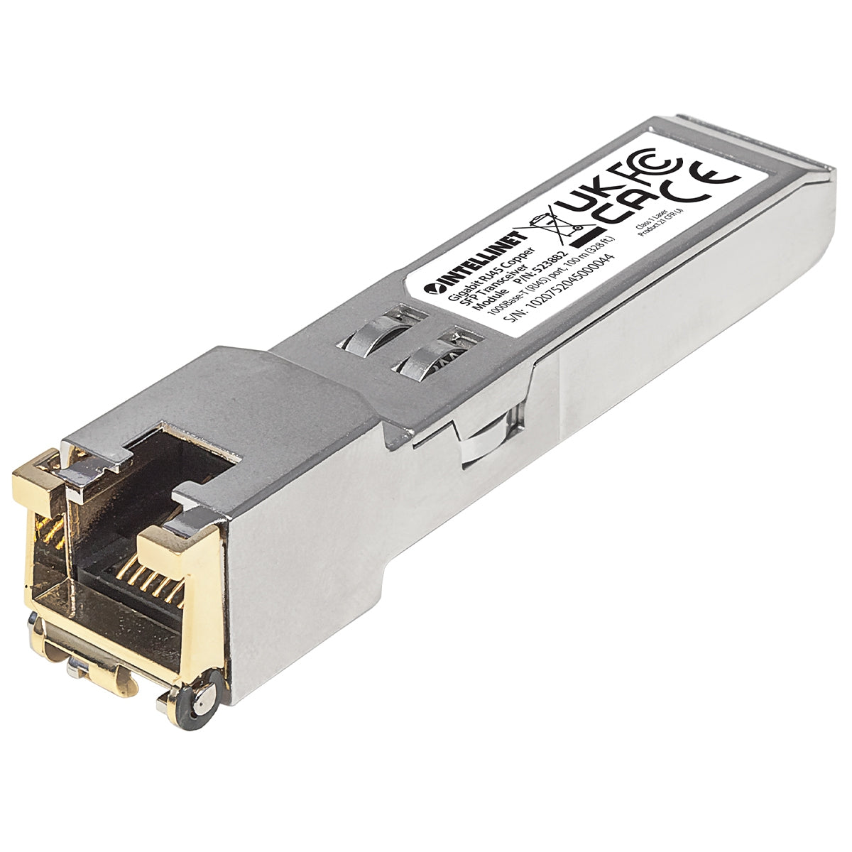 Modulo Sfp,Intellinet,523882, Gb Cobre Rj45 Ftp, 100M