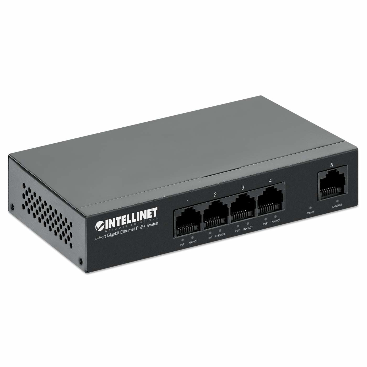 Switch Poe Intellinet Gb 5 Ptos(4Poe) 40W, 30W X Pto (561792)