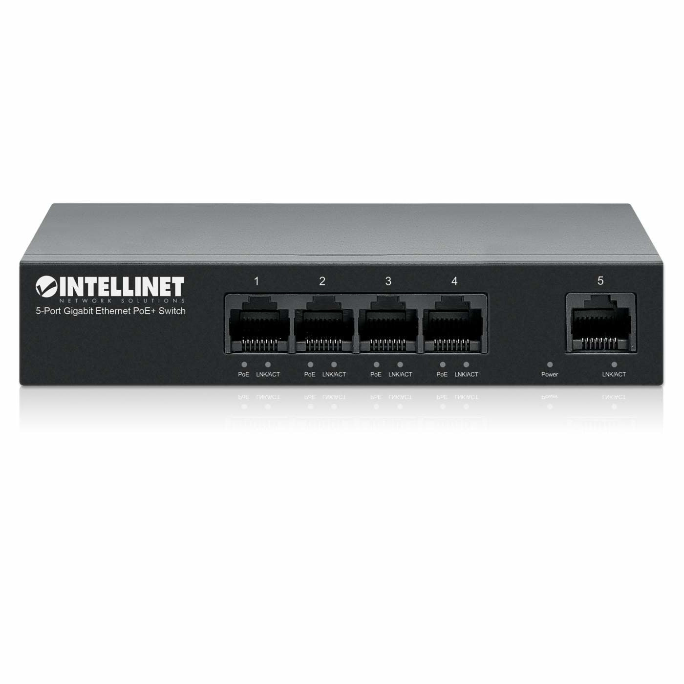 Switch Poe Intellinet Gb 5 Ptos(4Poe) 40W, 30W X Pto (561792)